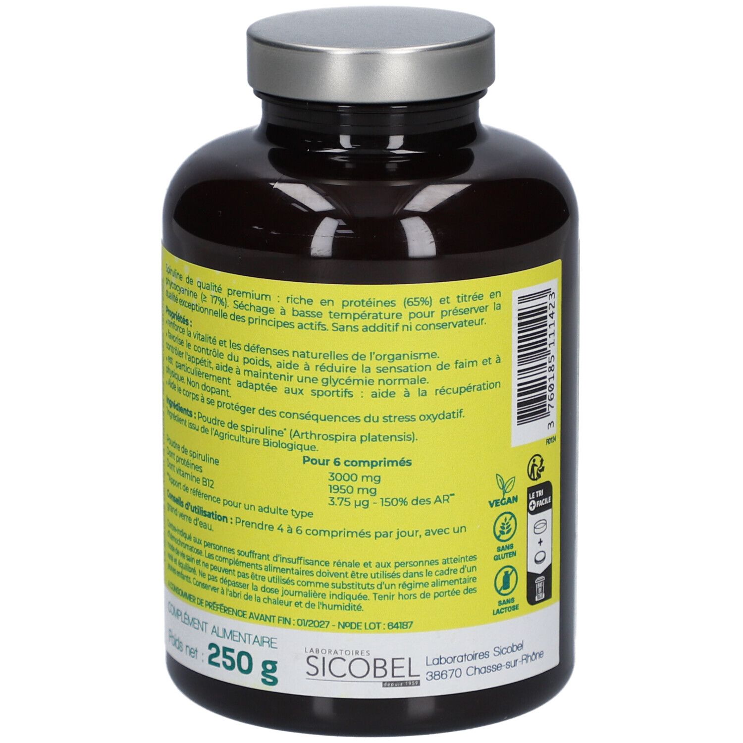 PharmUp Spiruline Bio