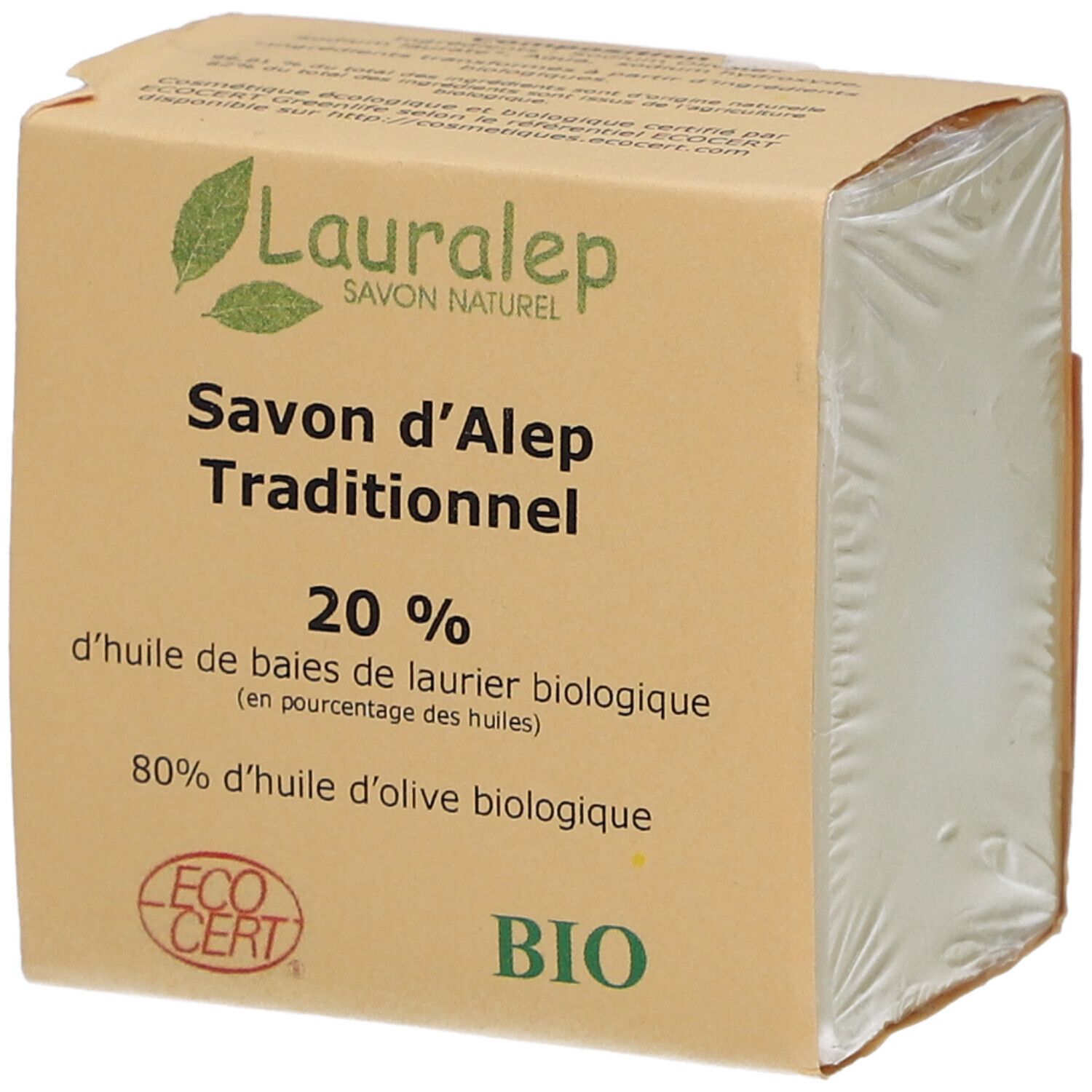LAURALEP Savon d'Alep 20%