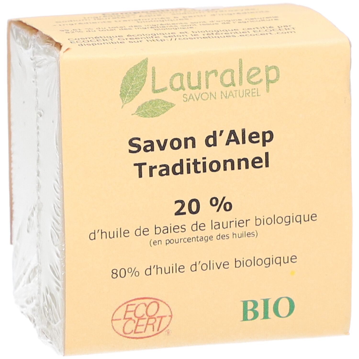 LAURALEP Savon d'Alep 20%