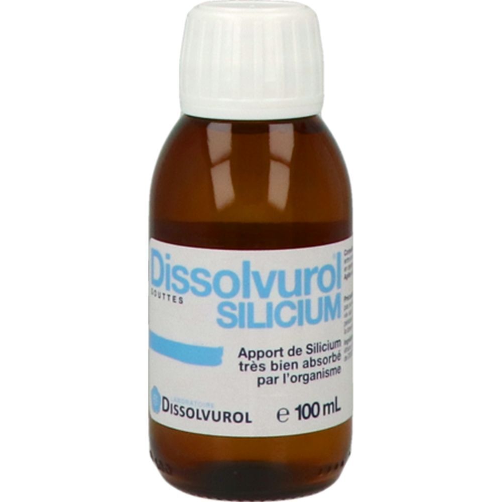 Dissolvurol Silicium, Solution buvable, complément alimentaire à base de silicium, fl 100