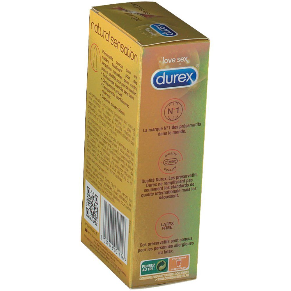 durex® natural sensation Extra lubrifié