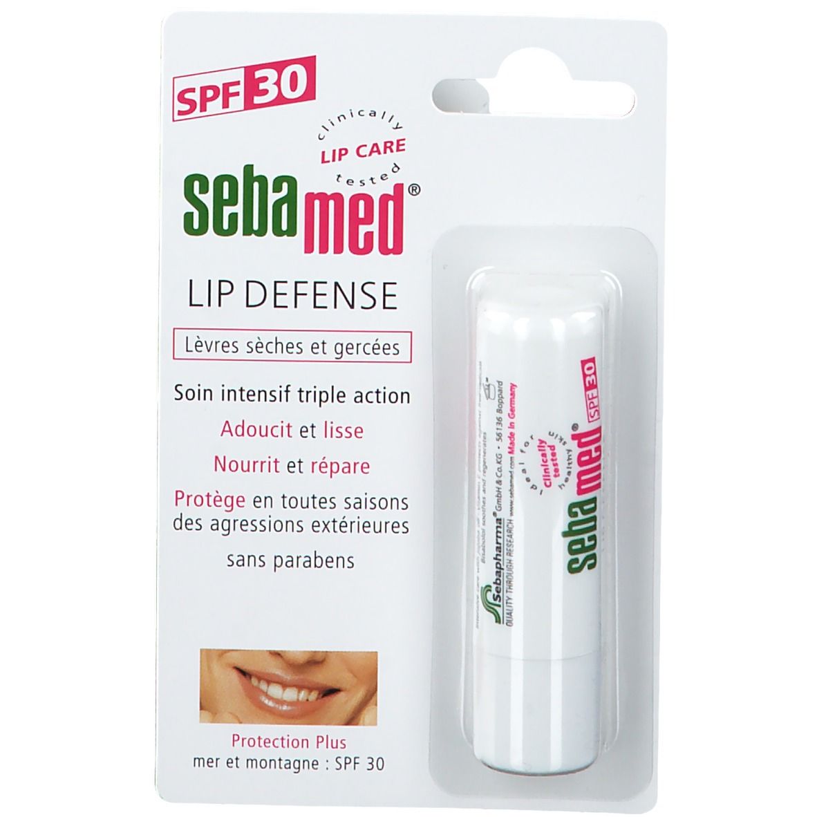 Sebamed® Lip Defense Lèvres sèches et gercées SPF30