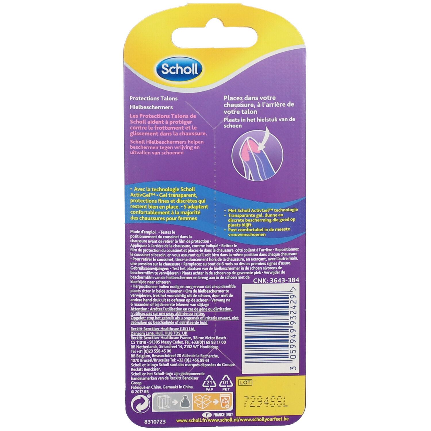Scholl® ActivGel Party Feet Protections Talons