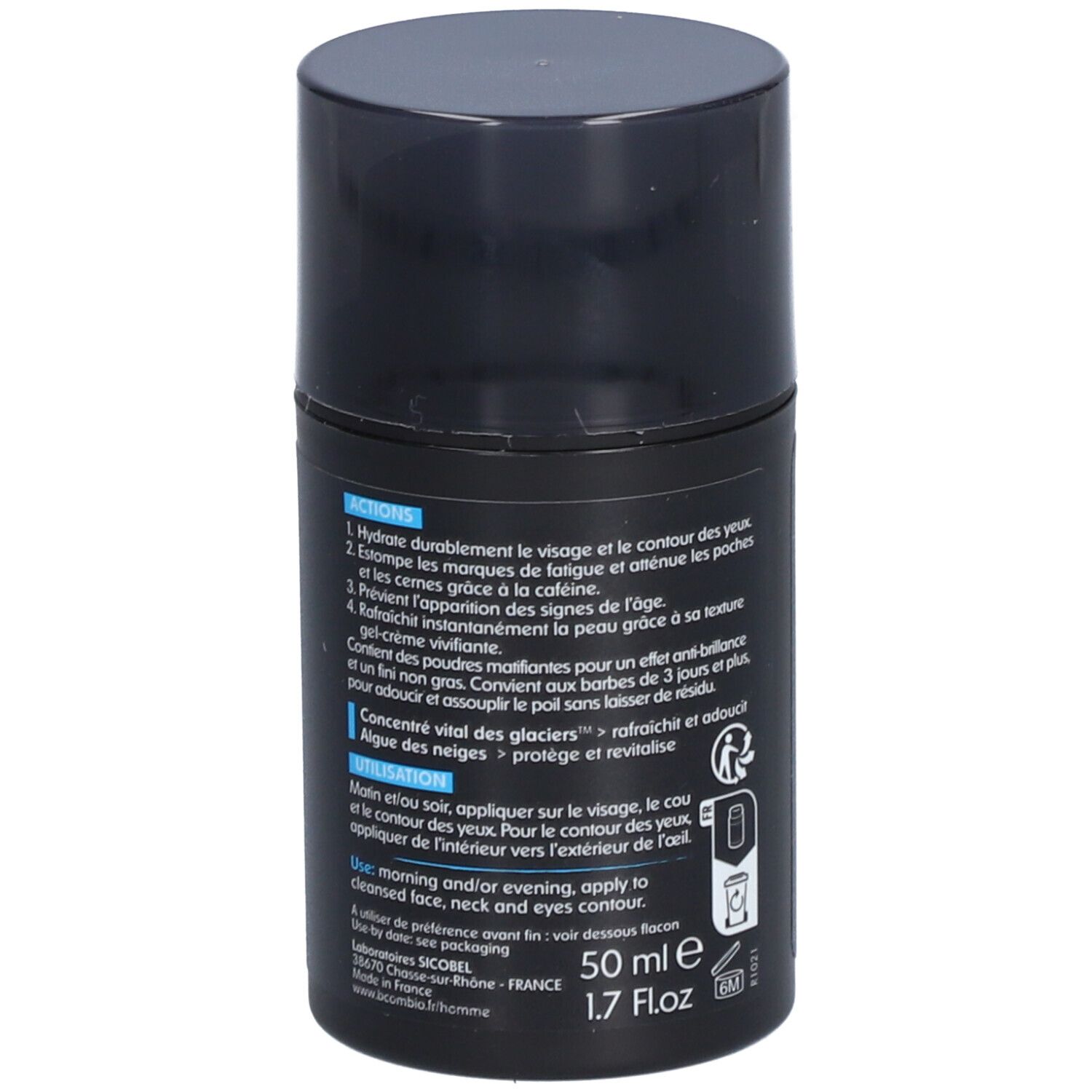 B COM BIO HOMME Soin hydratant energisant hydratation