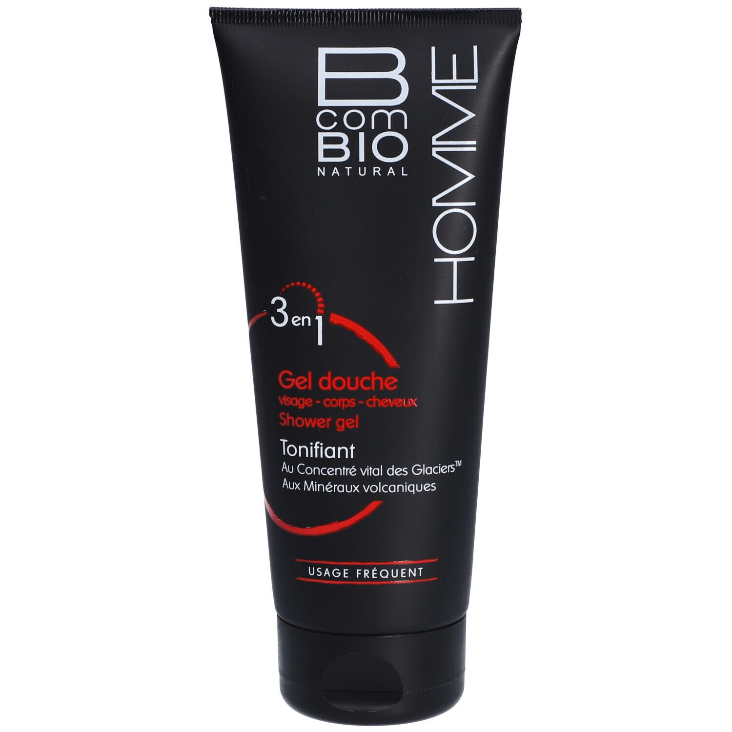 B COM BIO ORGANIC Homme Gel douche tonifiant 3 en 1