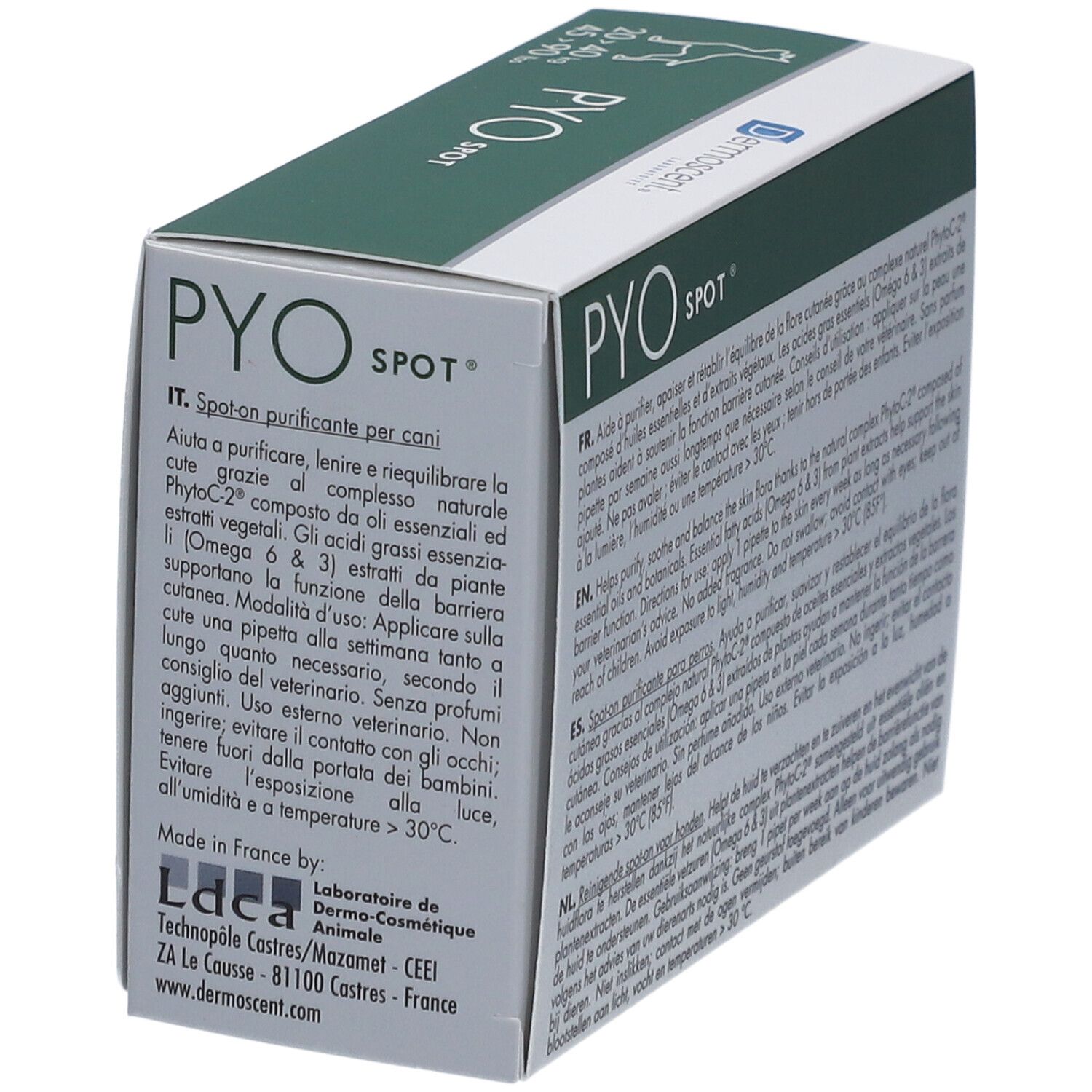 PYOSPOT CN 20-40KG 4X2,4ML