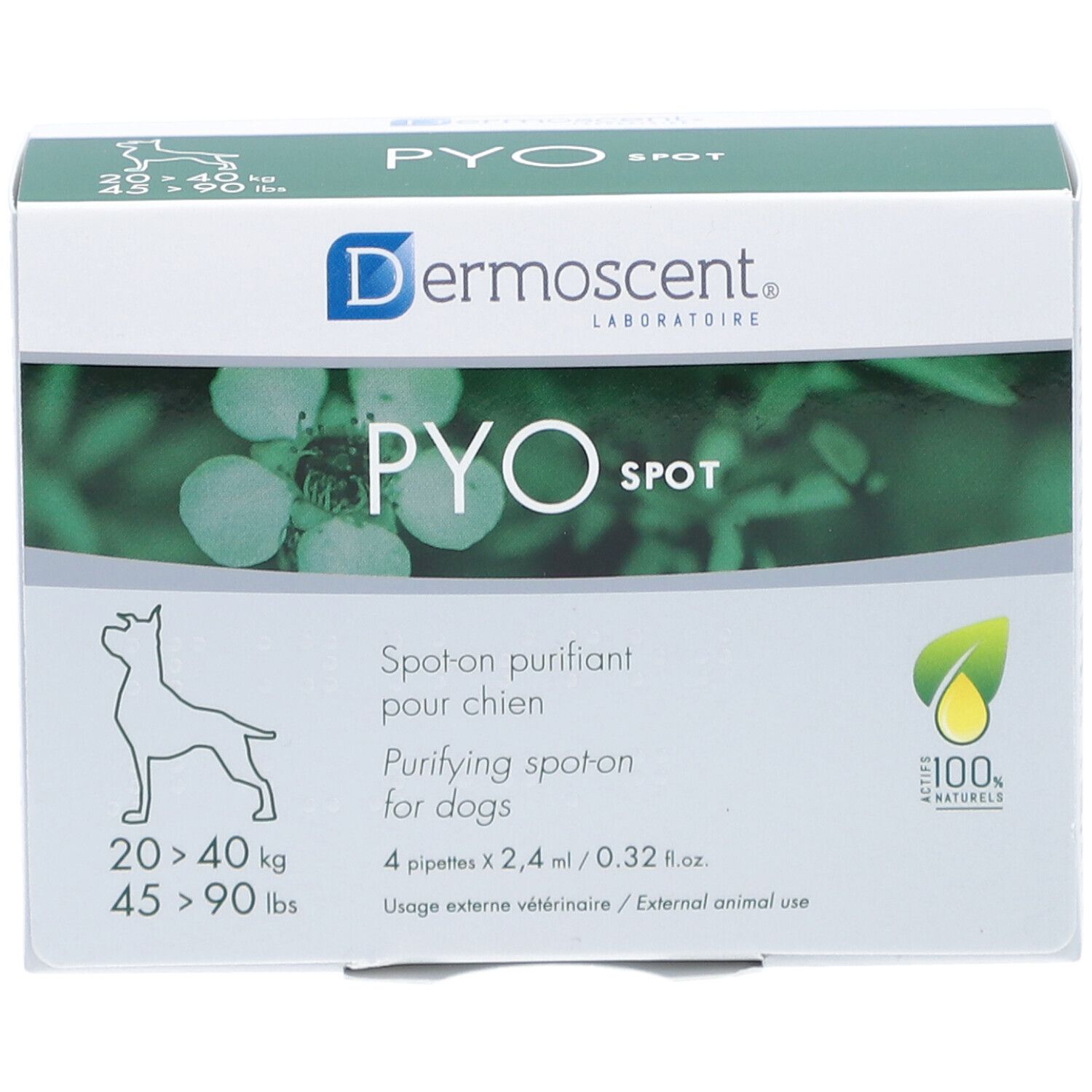 PYOSPOT CN 20-40KG 4X2,4ML