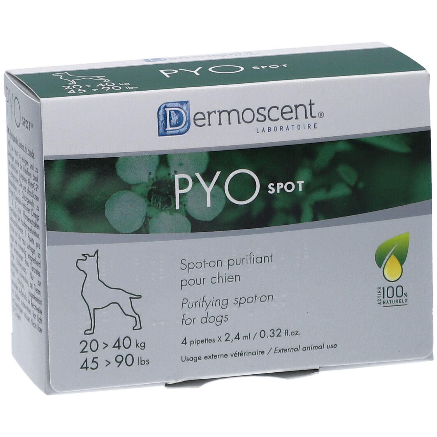 PYOSPOT CN 20-40KG 4X2,4ML