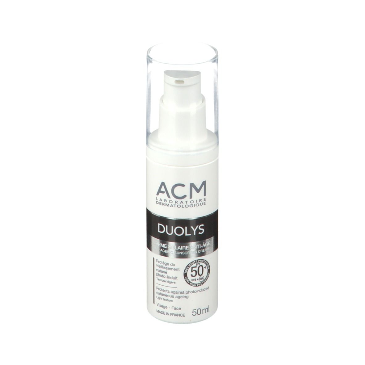 ACM DUOLYS Crème Solaire Anti-Âge SPF 50+ Visage