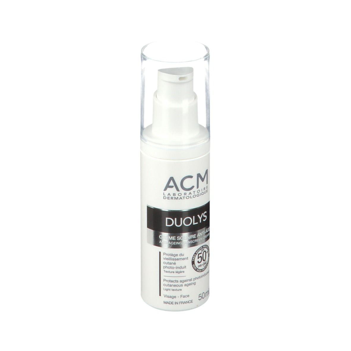 ACM DUOLYS Crème Solaire Anti-Âge SPF 50+ Visage