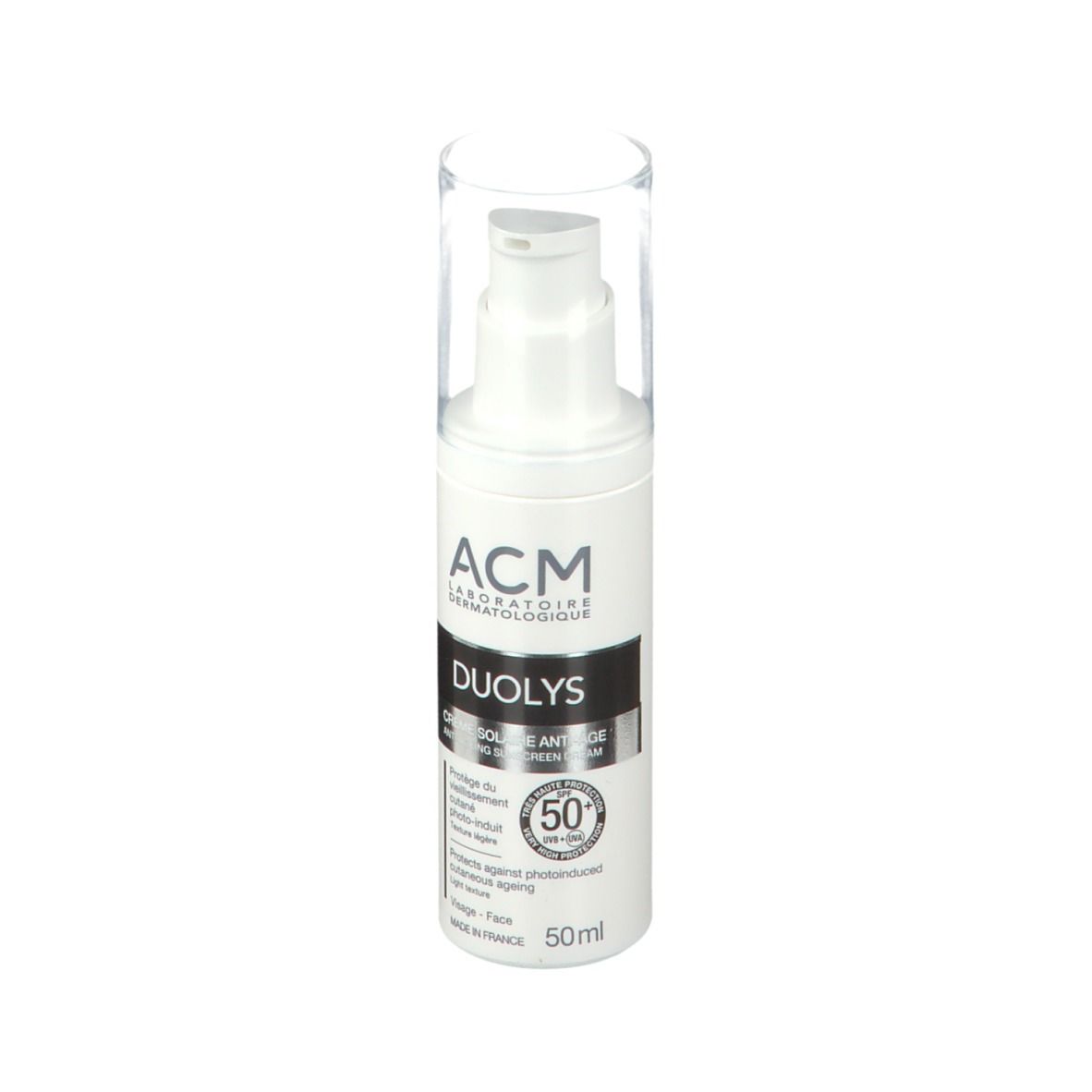 ACM DUOLYS Crème Solaire Anti-Âge SPF 50+ Visage