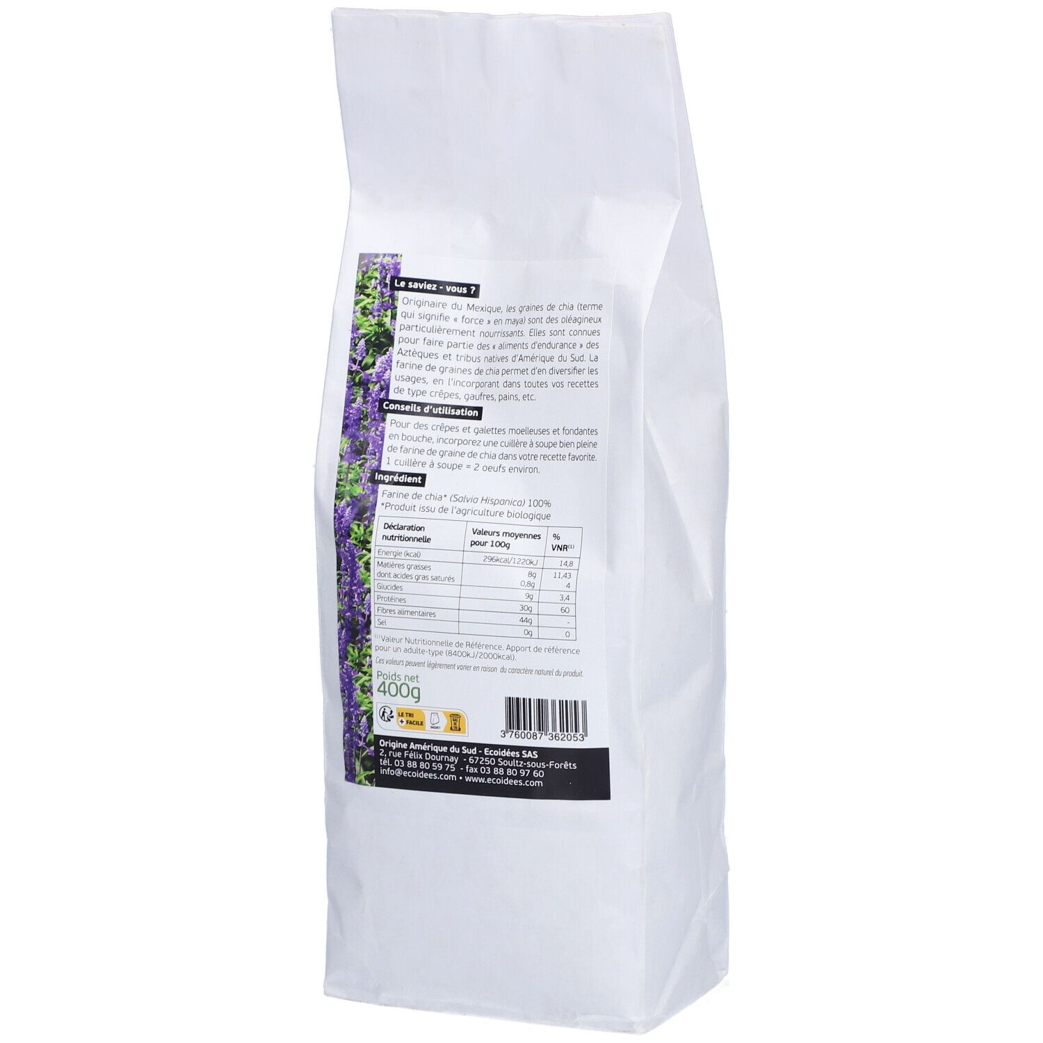 Ecoidées Farine de chia