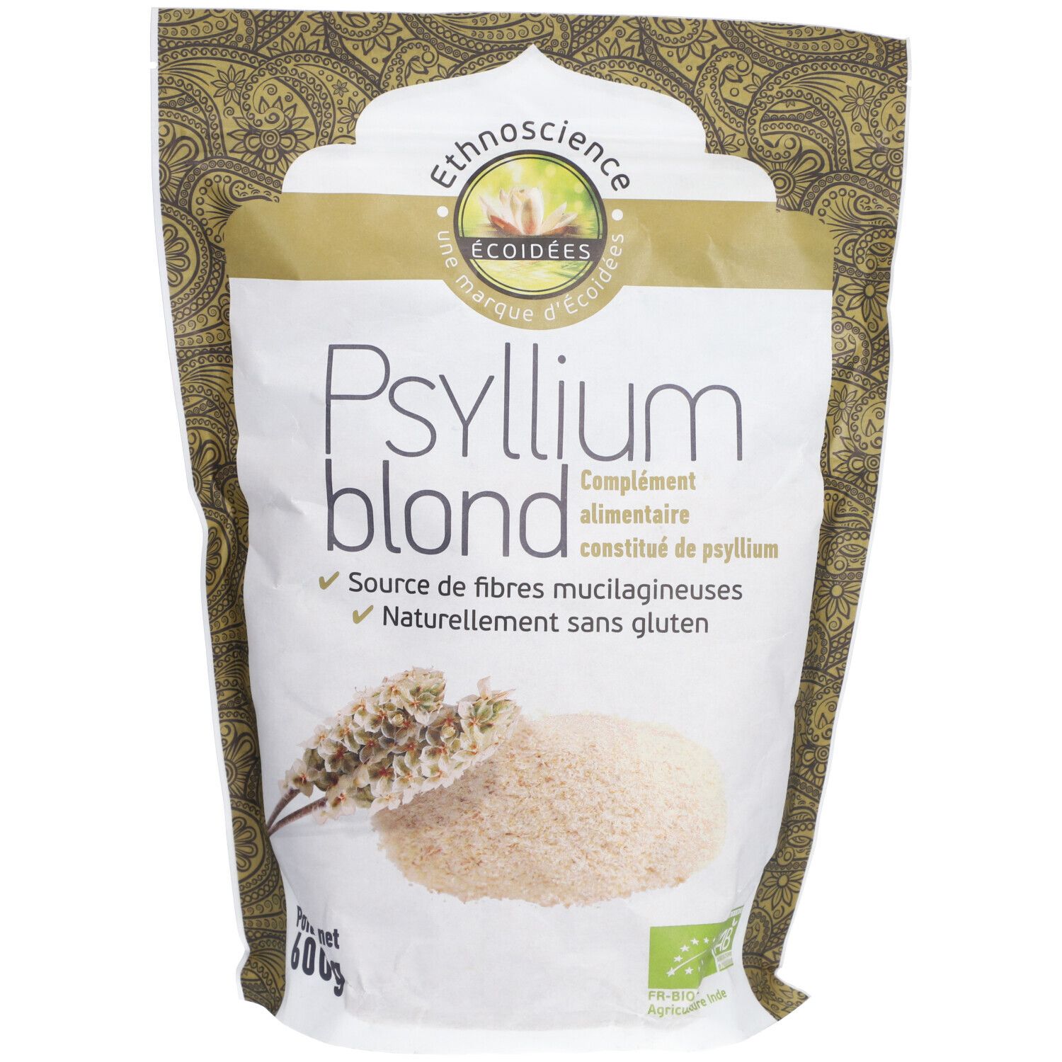 Ecoidées Psyllium Blond en poudre bio