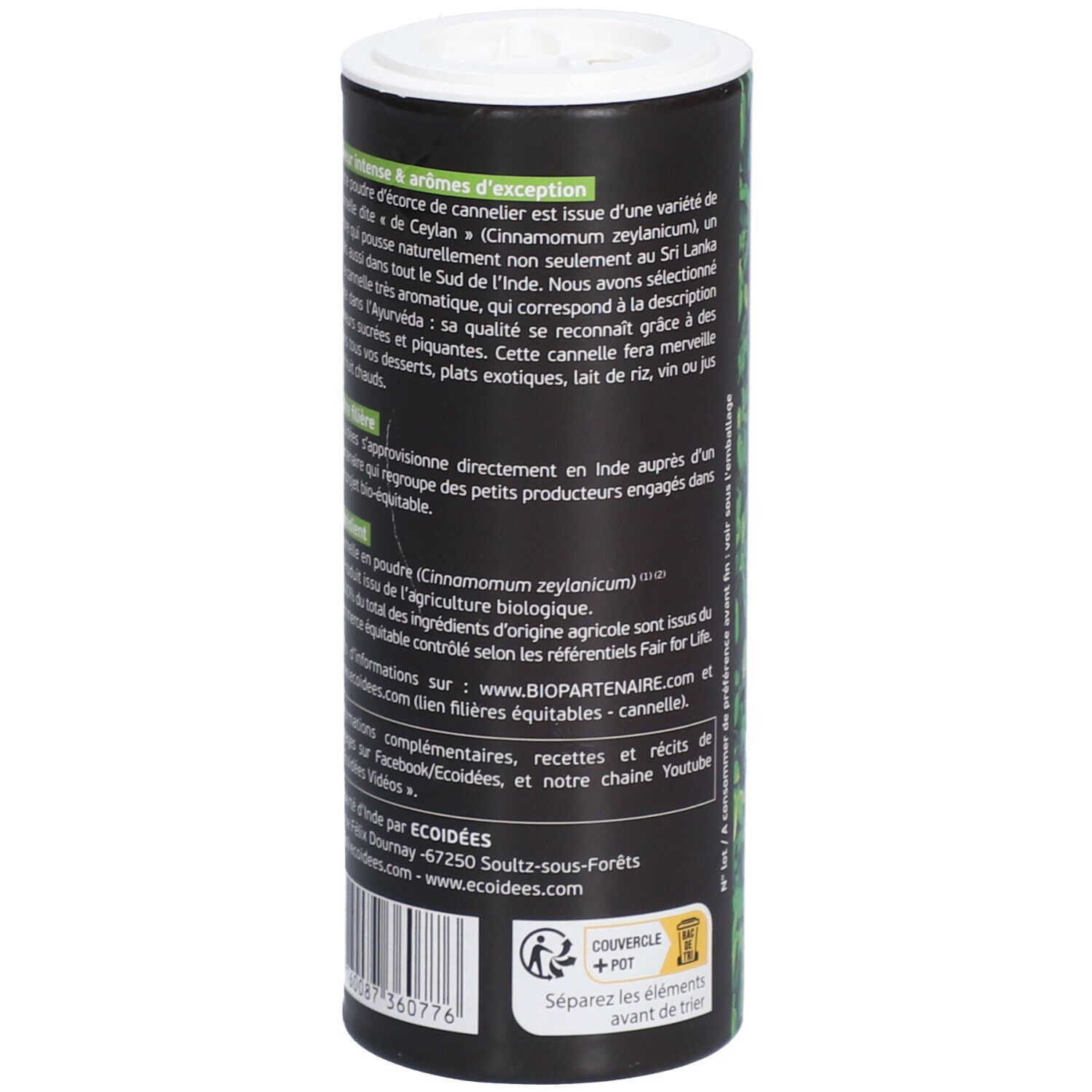 Ecoidées Cannelle en poudre BIO & EQUITABLE