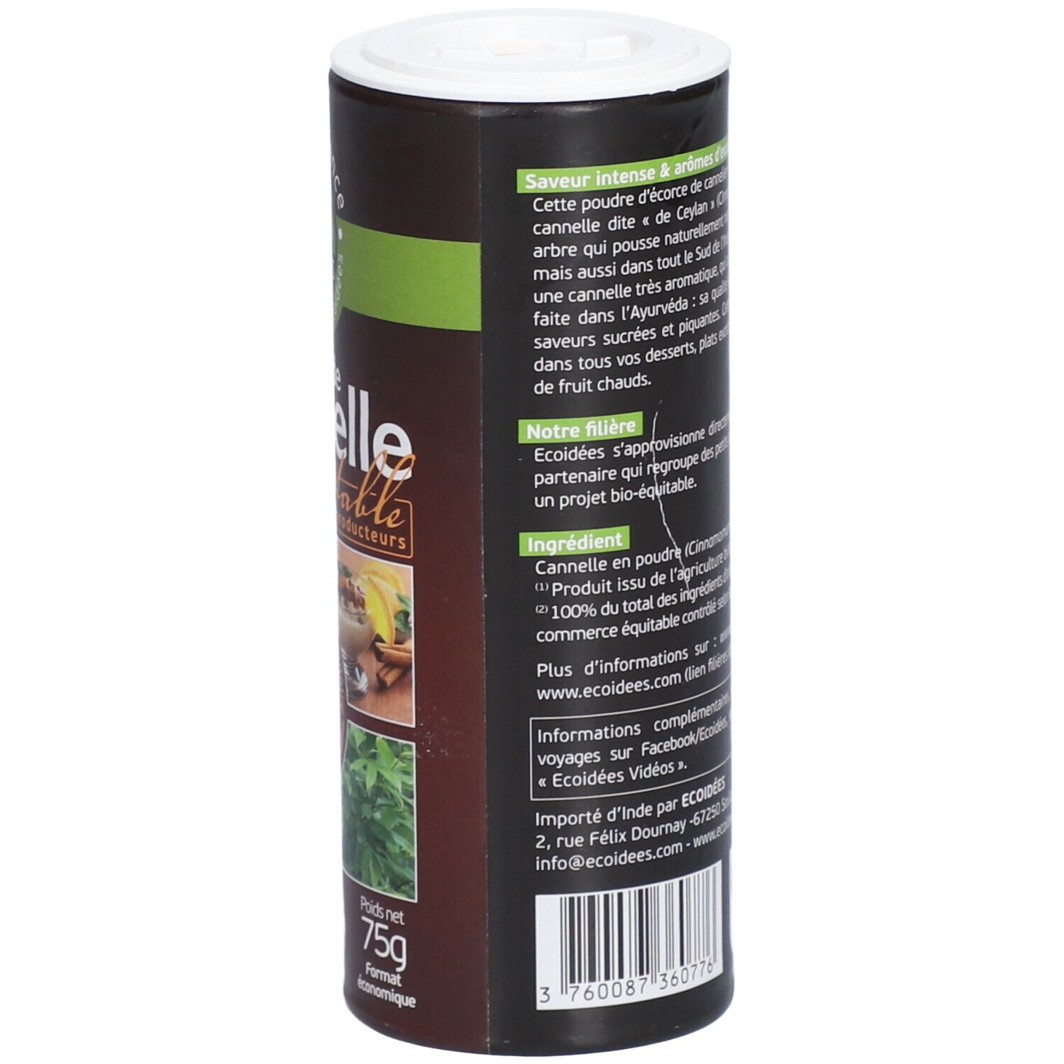Ecoidées Cannelle en poudre BIO & EQUITABLE