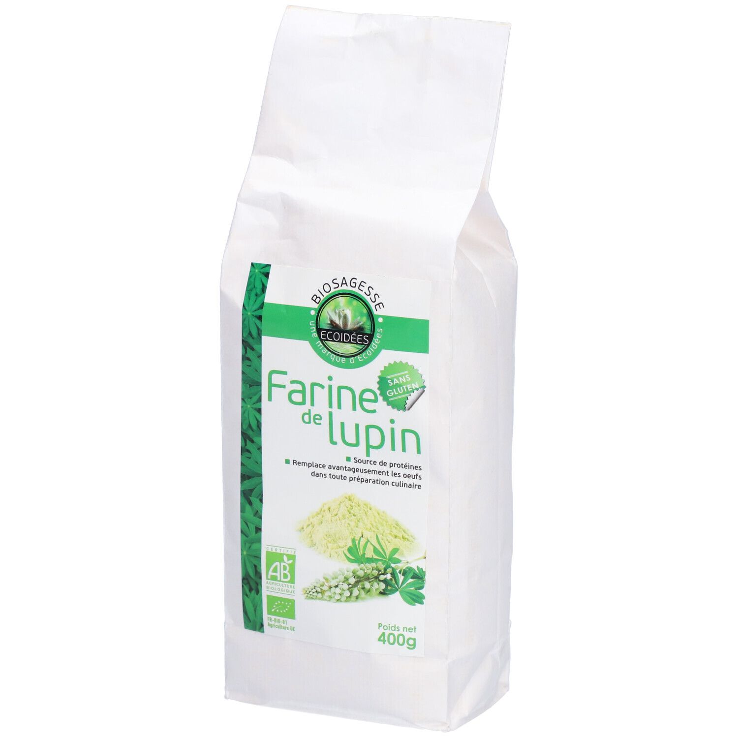 Ecoidées Farine de Lupin Blanc