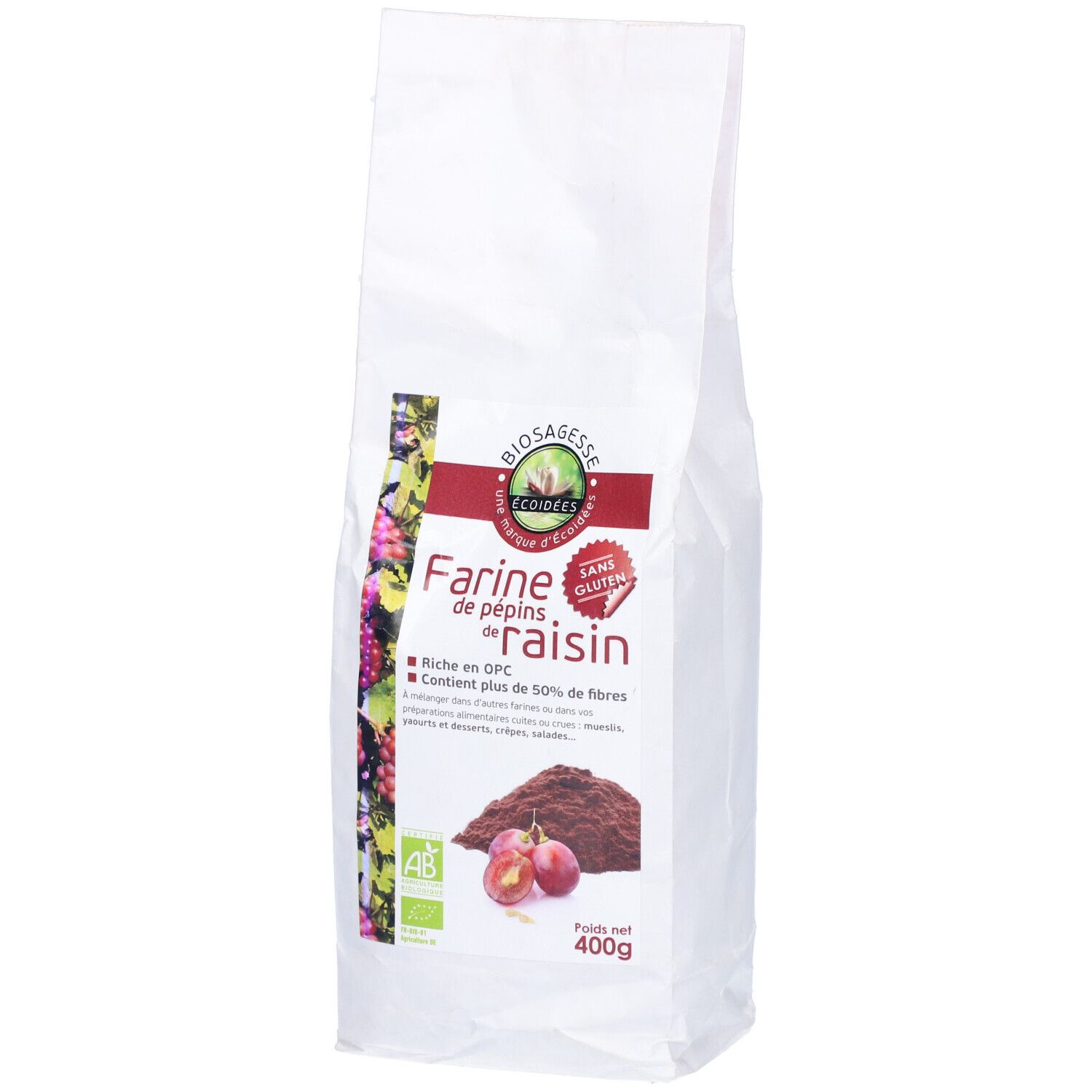 Ecoidées Farine de Pépins de Raisin