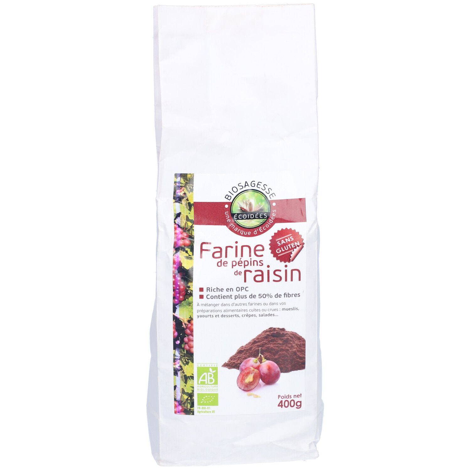 Ecoidées Farine de Pépins de Raisin