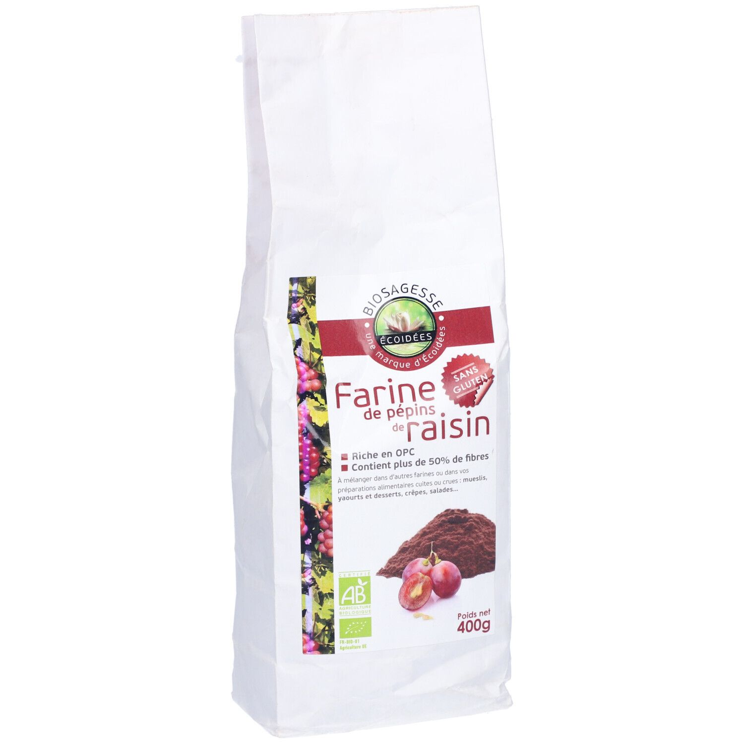 Ecoidées Farine de Pépins de Raisin