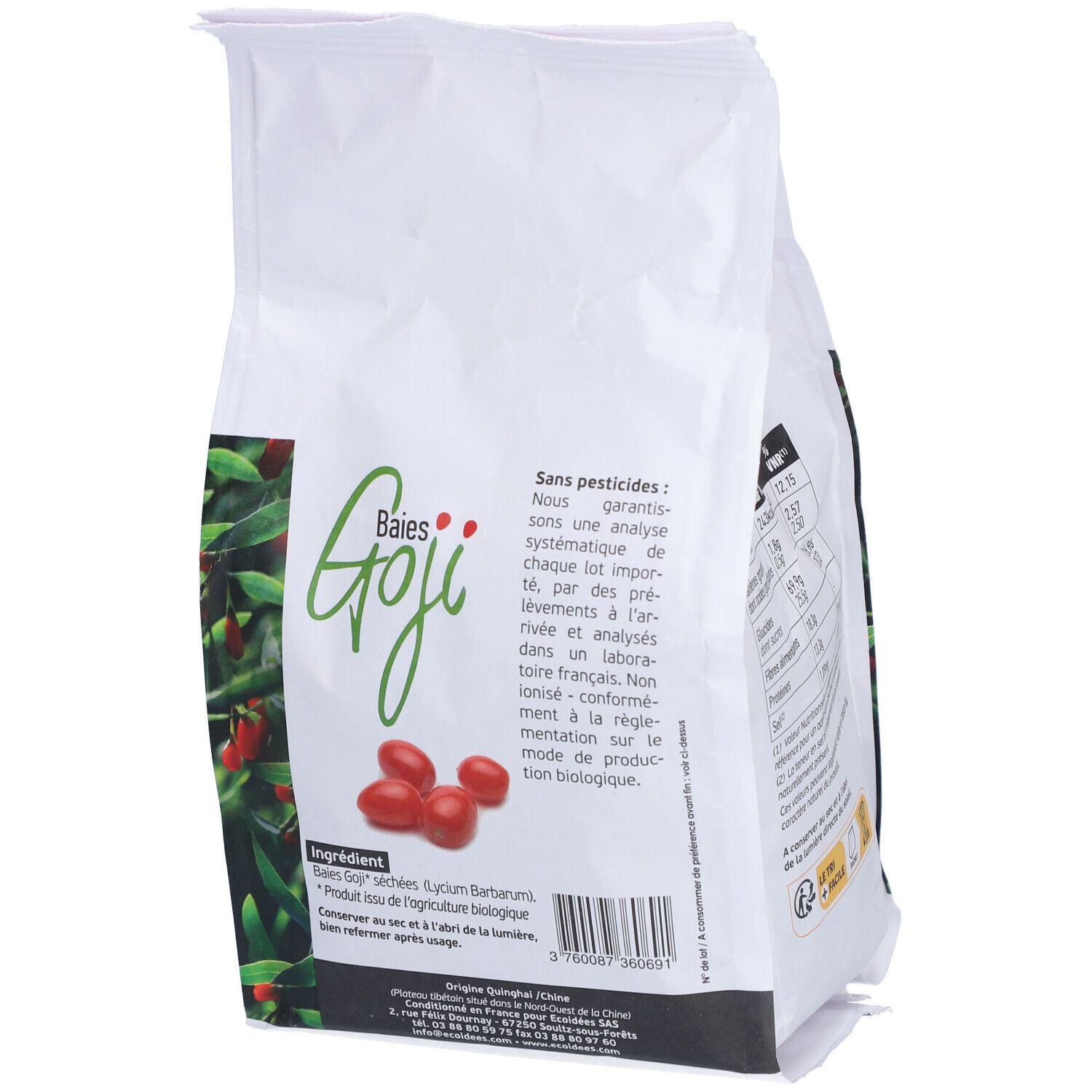 Ecoidées Baies Goji Biologiques