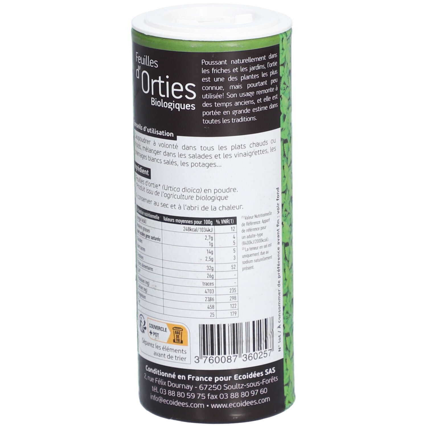 Ecoidées Ortie en poudre