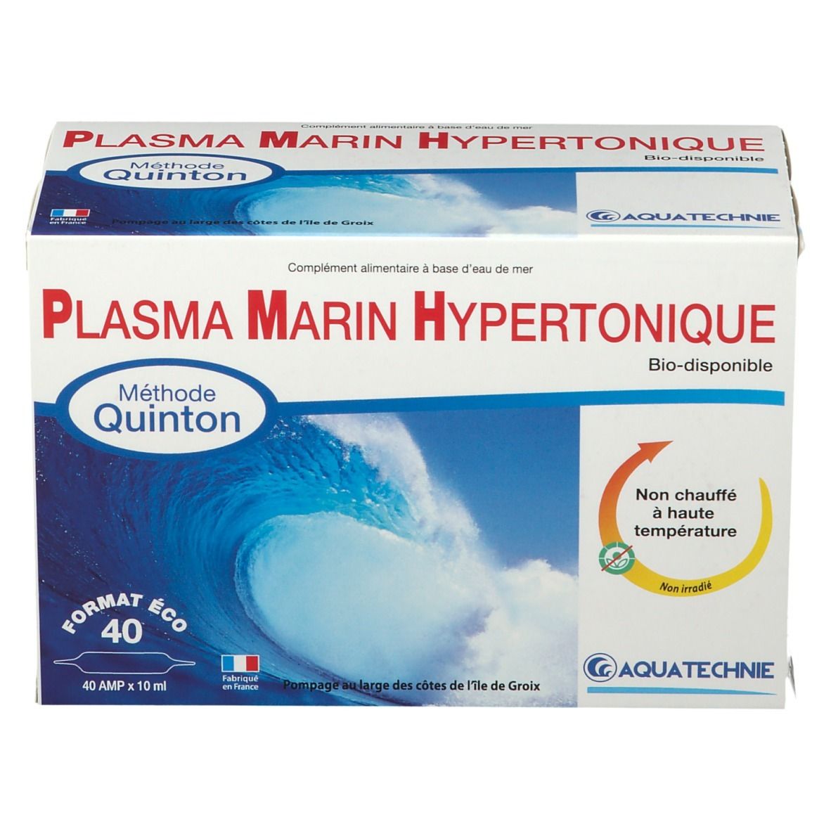 AQUATECHNIE Plasma Marin Hypertonique ampoules