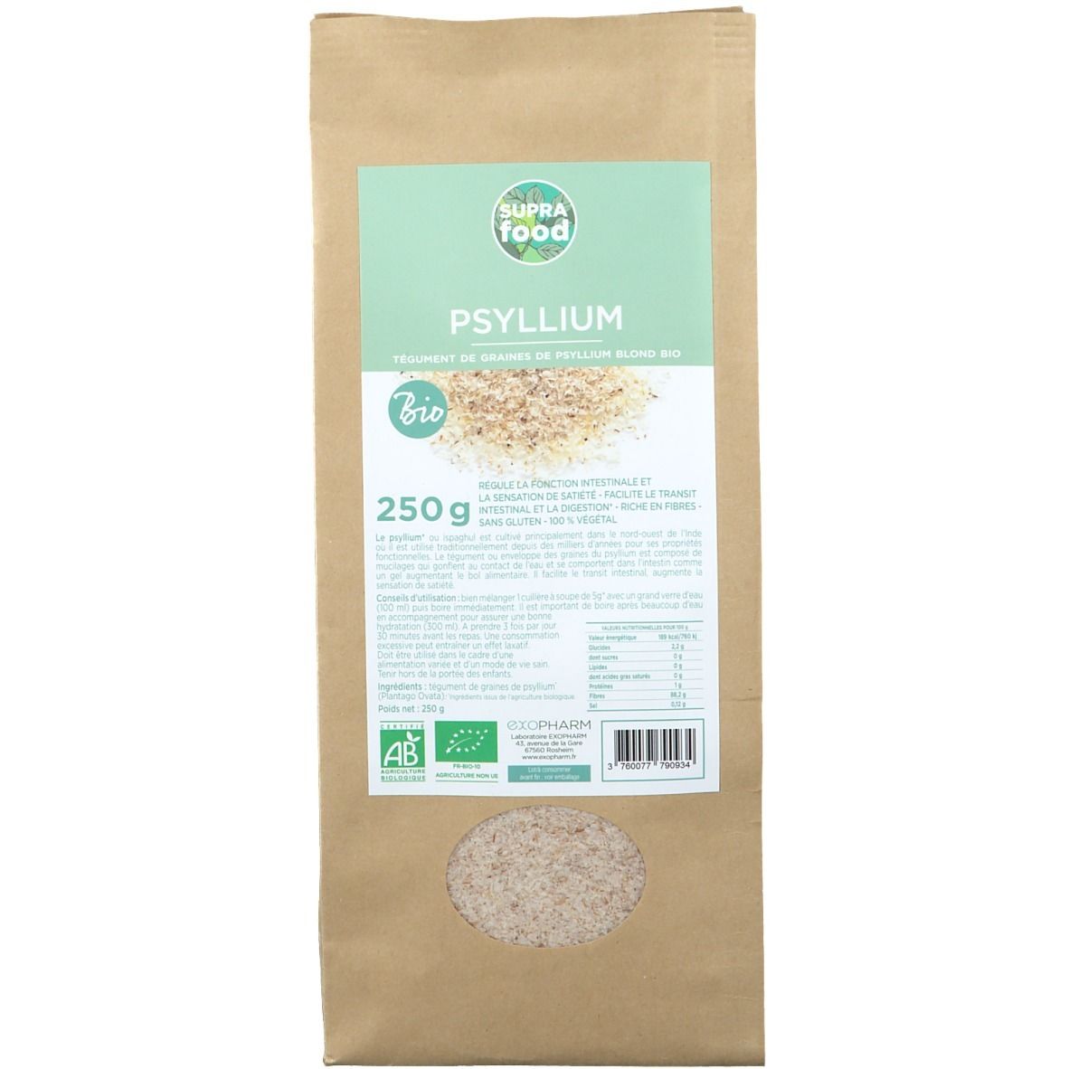 EXOPHARM Psyllium BLOND BIO