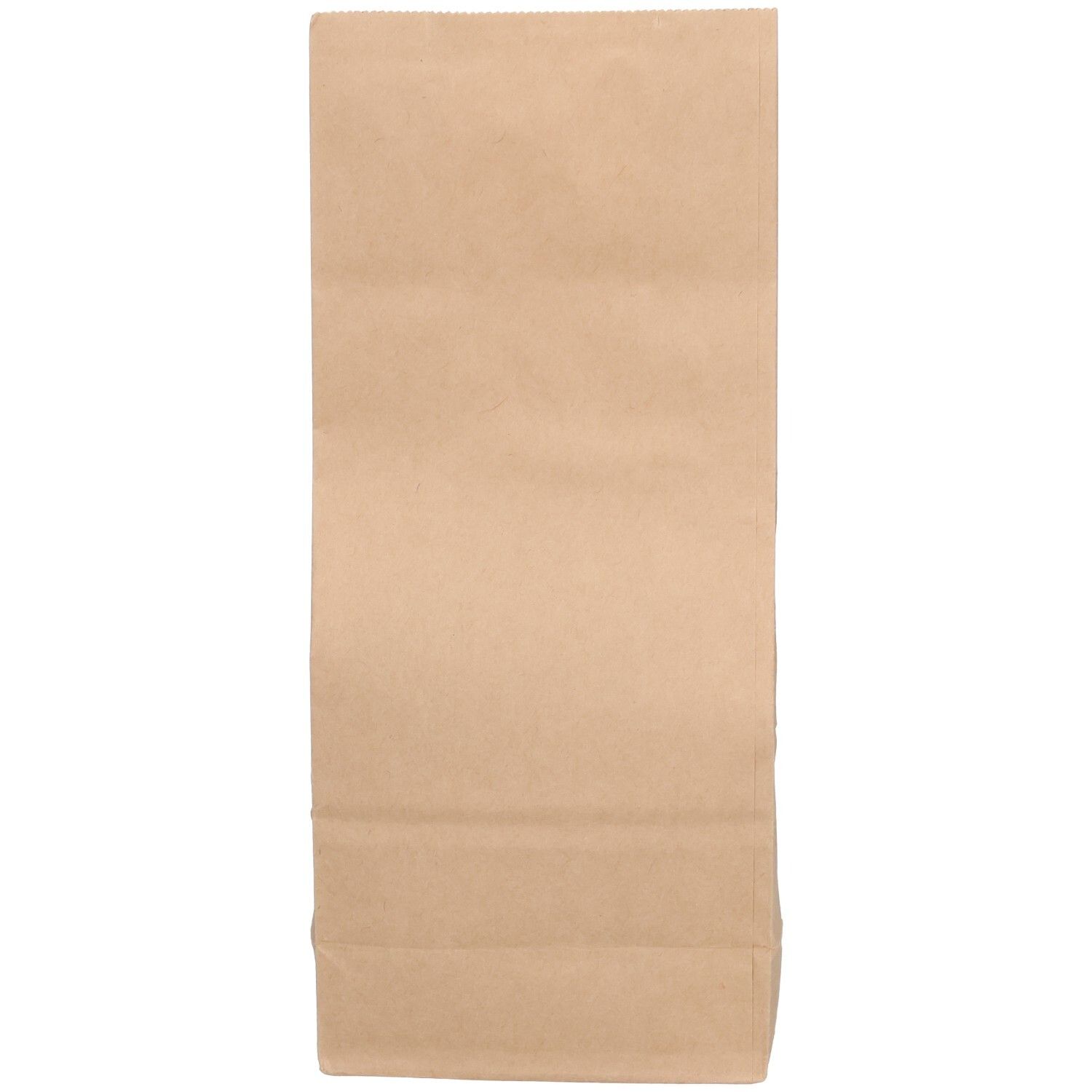 Sachet en papier brun. Face avant vide.