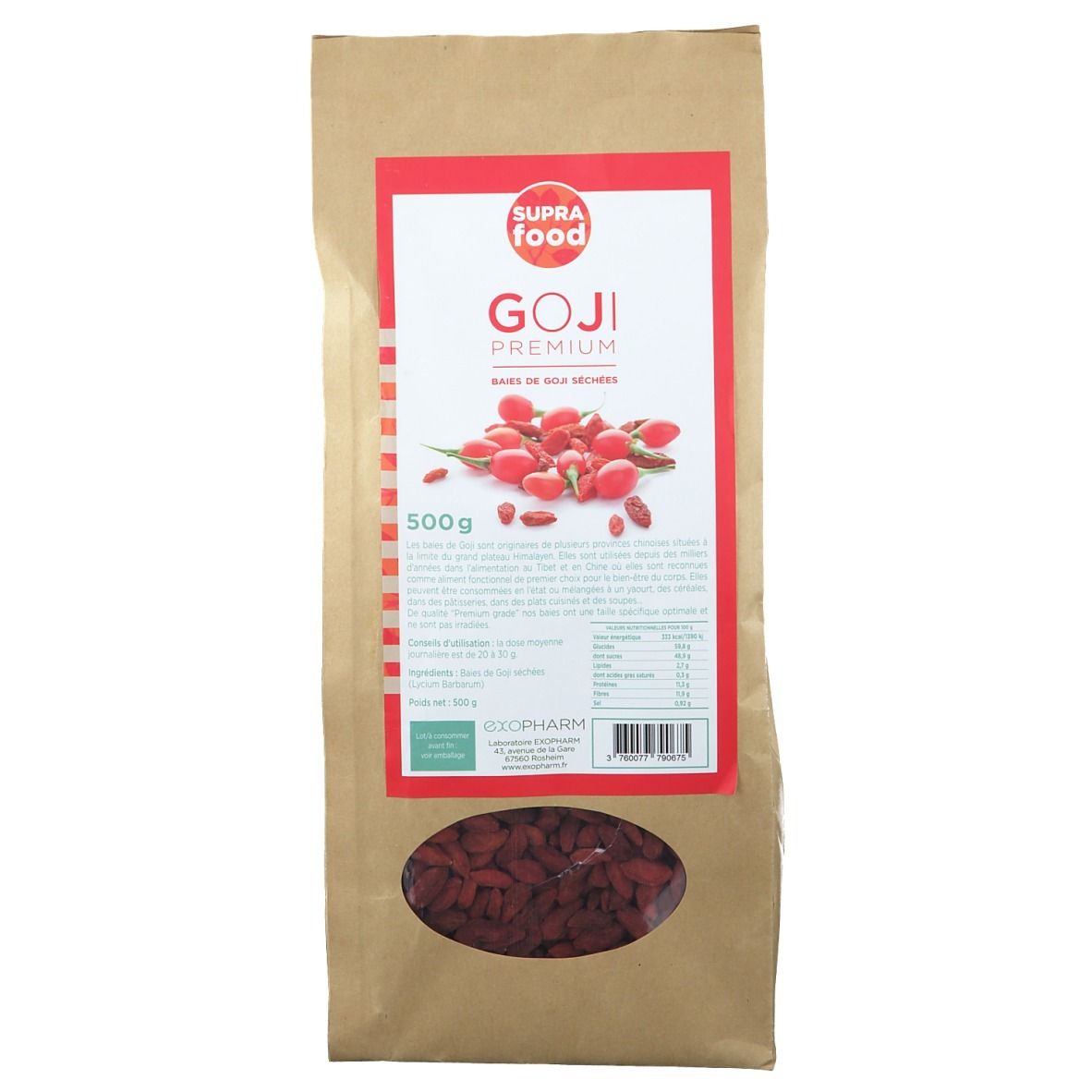EXOPHARM BAIES DE GOJI PREMIUM SECHEES