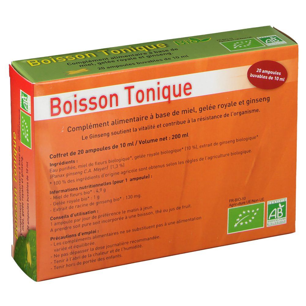 EXOPHARM Boisson Tonique