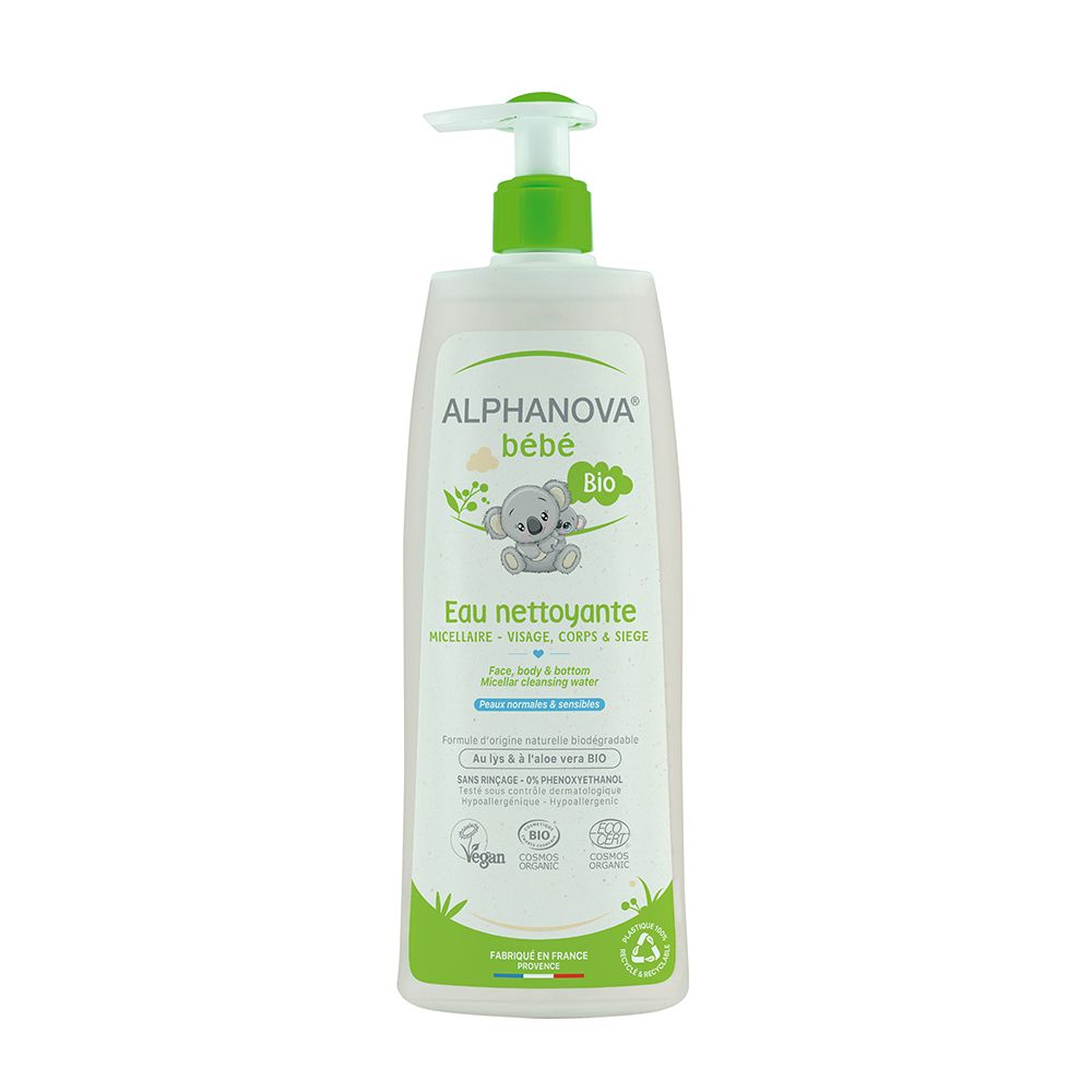ALPHANOVA Bébé bio Eau nettoyante
