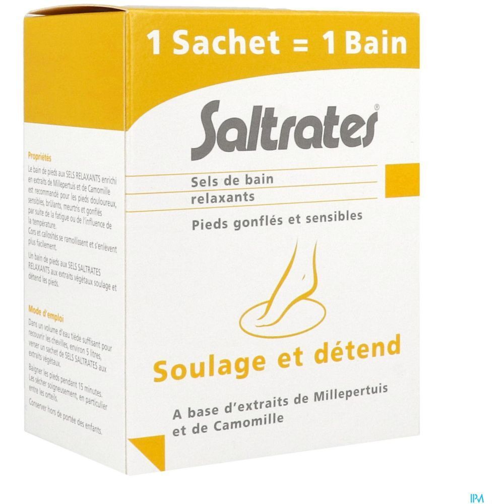 SALTRATES Sels de Bain Relaxants