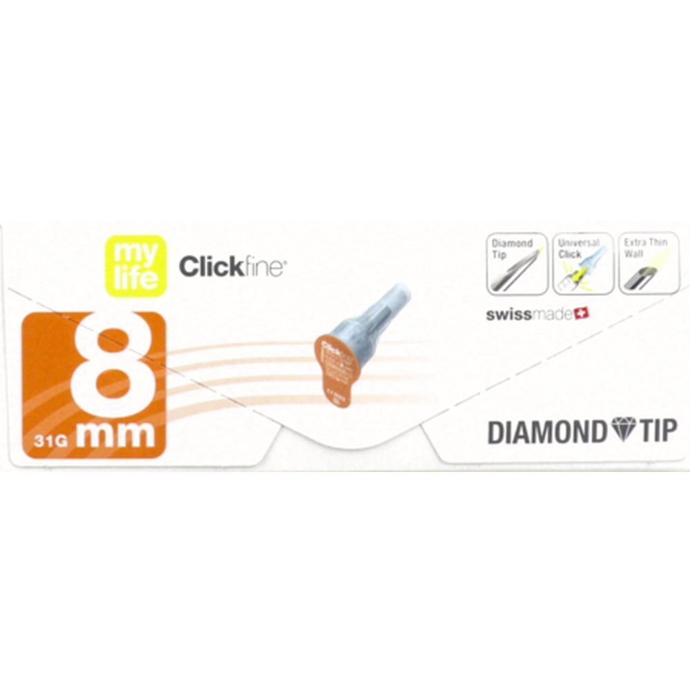 mylife (IP-APS) Clickfine aiguilles 8mm 31G