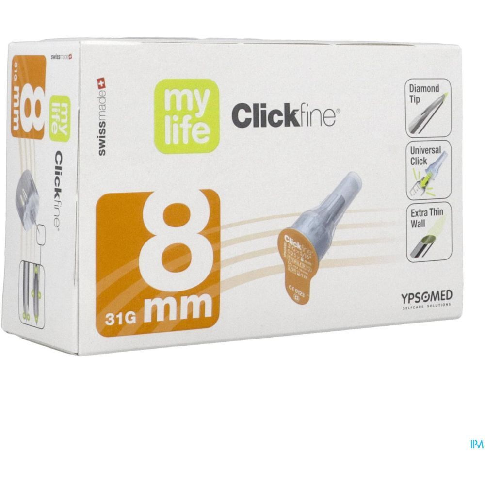 mylife (IP-APS) Clickfine aiguilles 8mm 31G