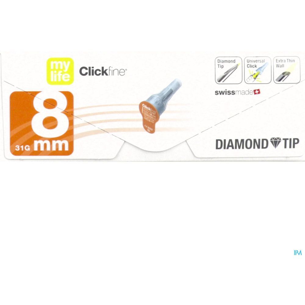 mylife (IP-APS) Clickfine aiguilles 8mm 31G