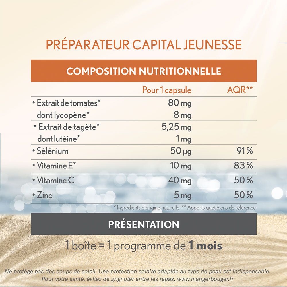 OENOBIOL Solaire Intensif Préparateur Capital Jeunesse