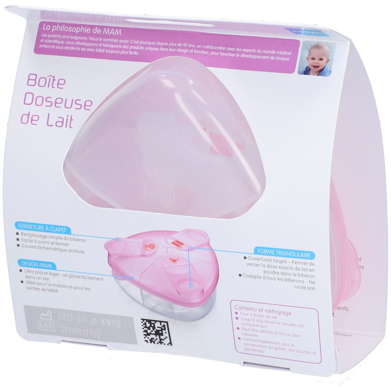 MAM Boîte doseuse de lait