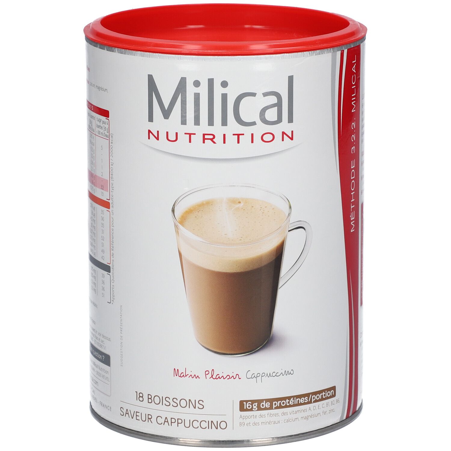 Milical Boissons Hyperprotéinées Matin Plaisir Cappuccino