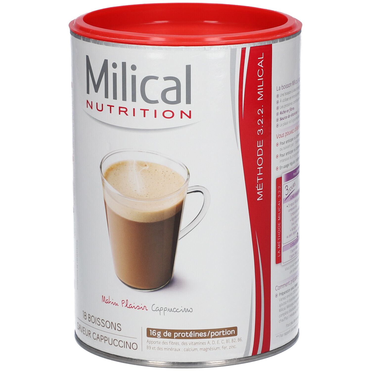 Milical Boissons Hyperprotéinées Matin Plaisir Cappuccino
