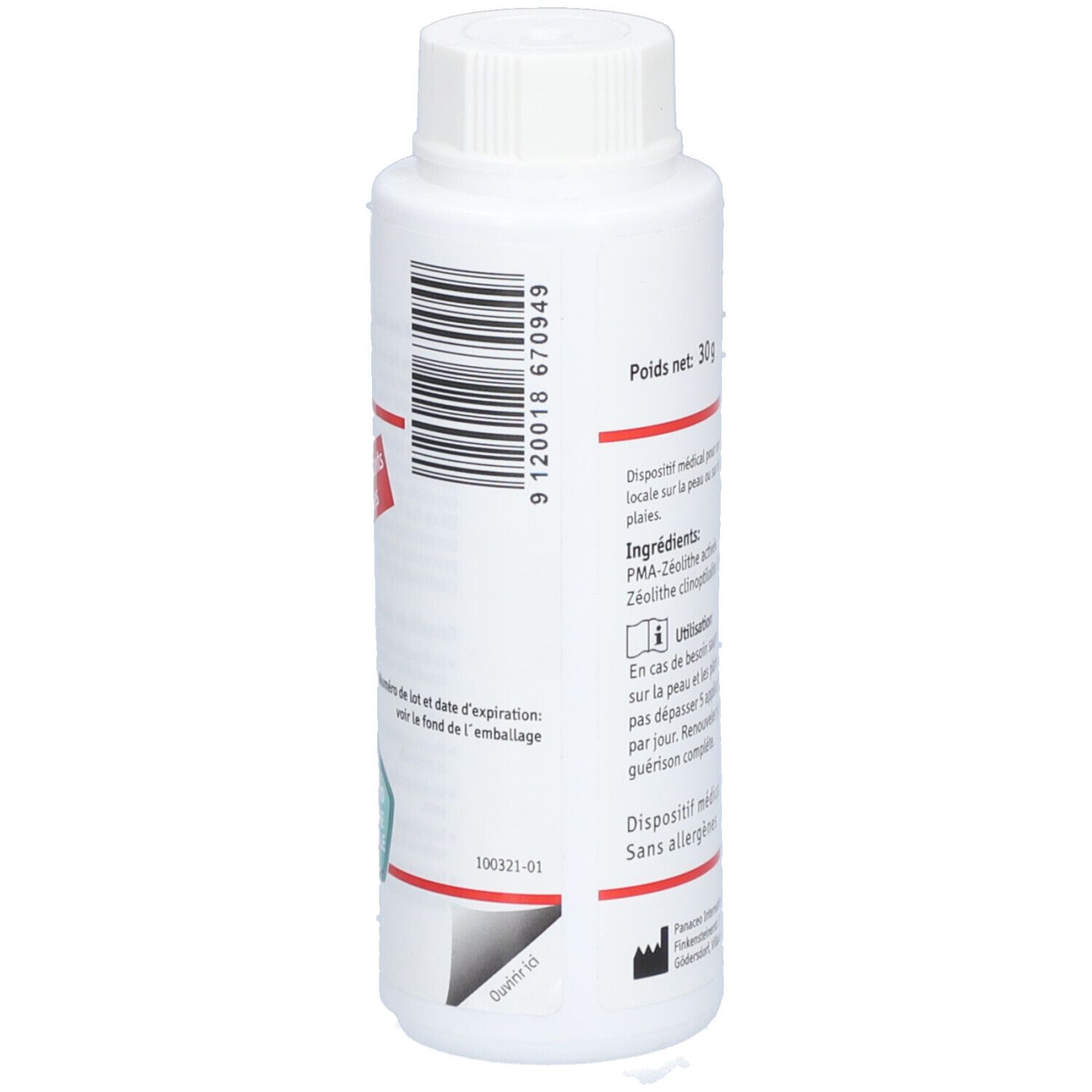 ECOIDEES PANACEO DERMATO PDR 30G