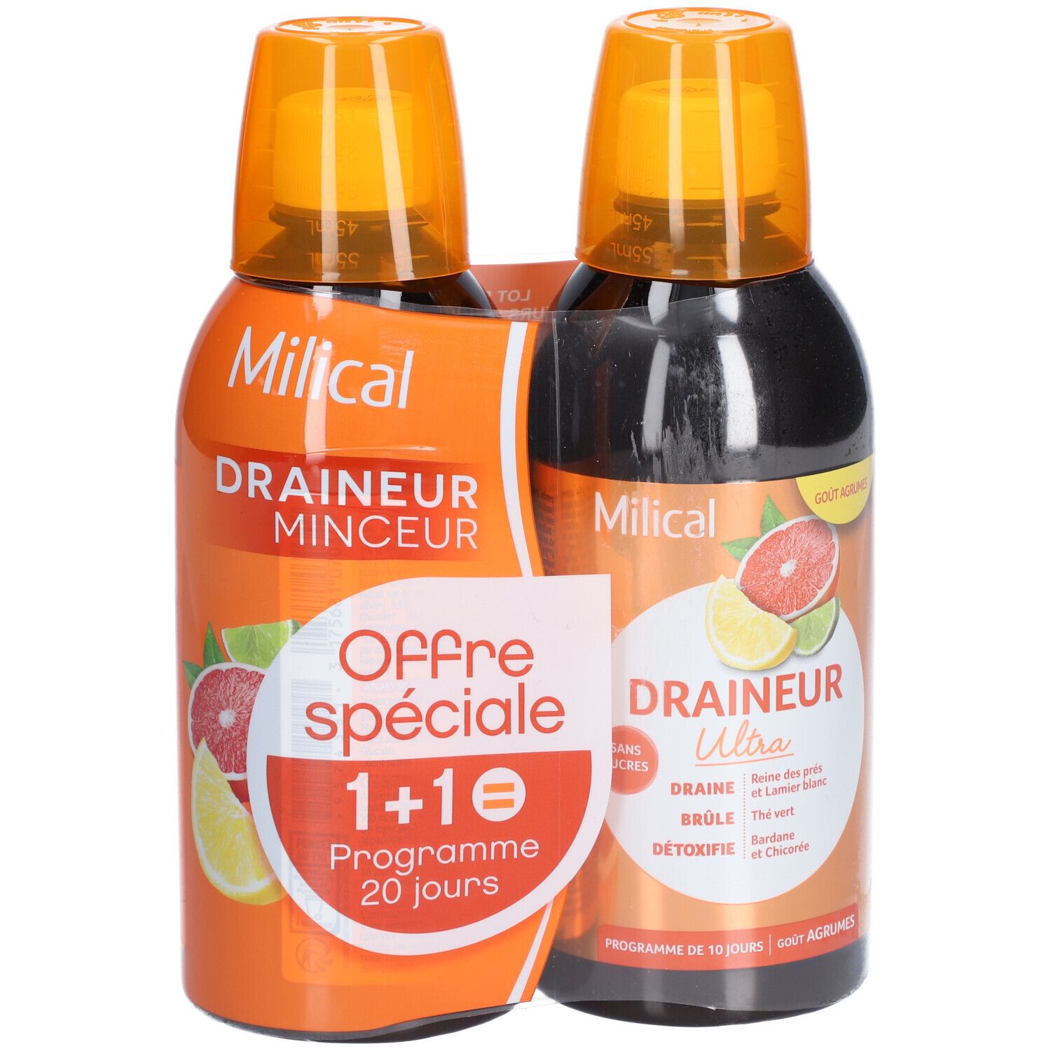MILICAL Draineur minceur Ultra agrumes