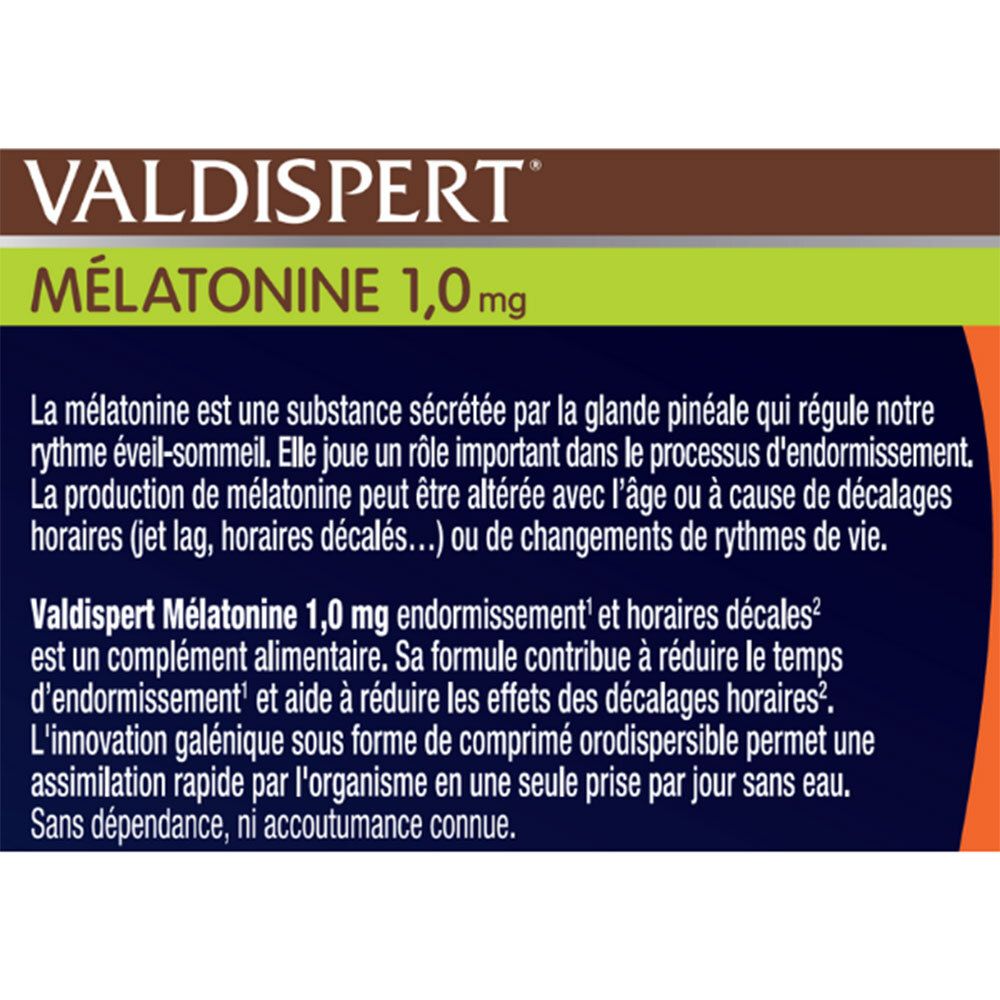 Valdispert Mélatonine 1mg