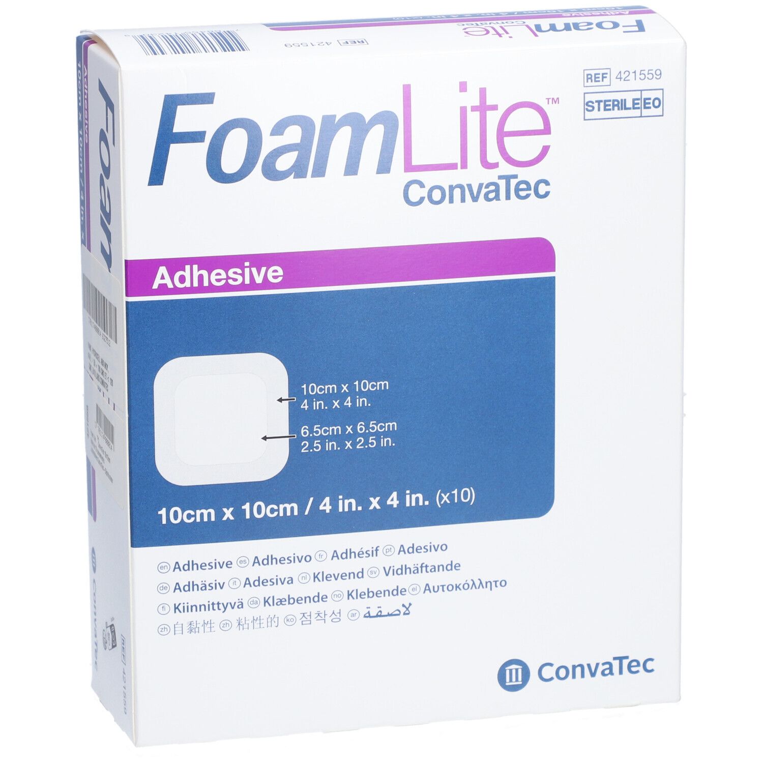 FOAM LITE - Pansement hydrocellulaire à absorption moyenne, adhésif ...