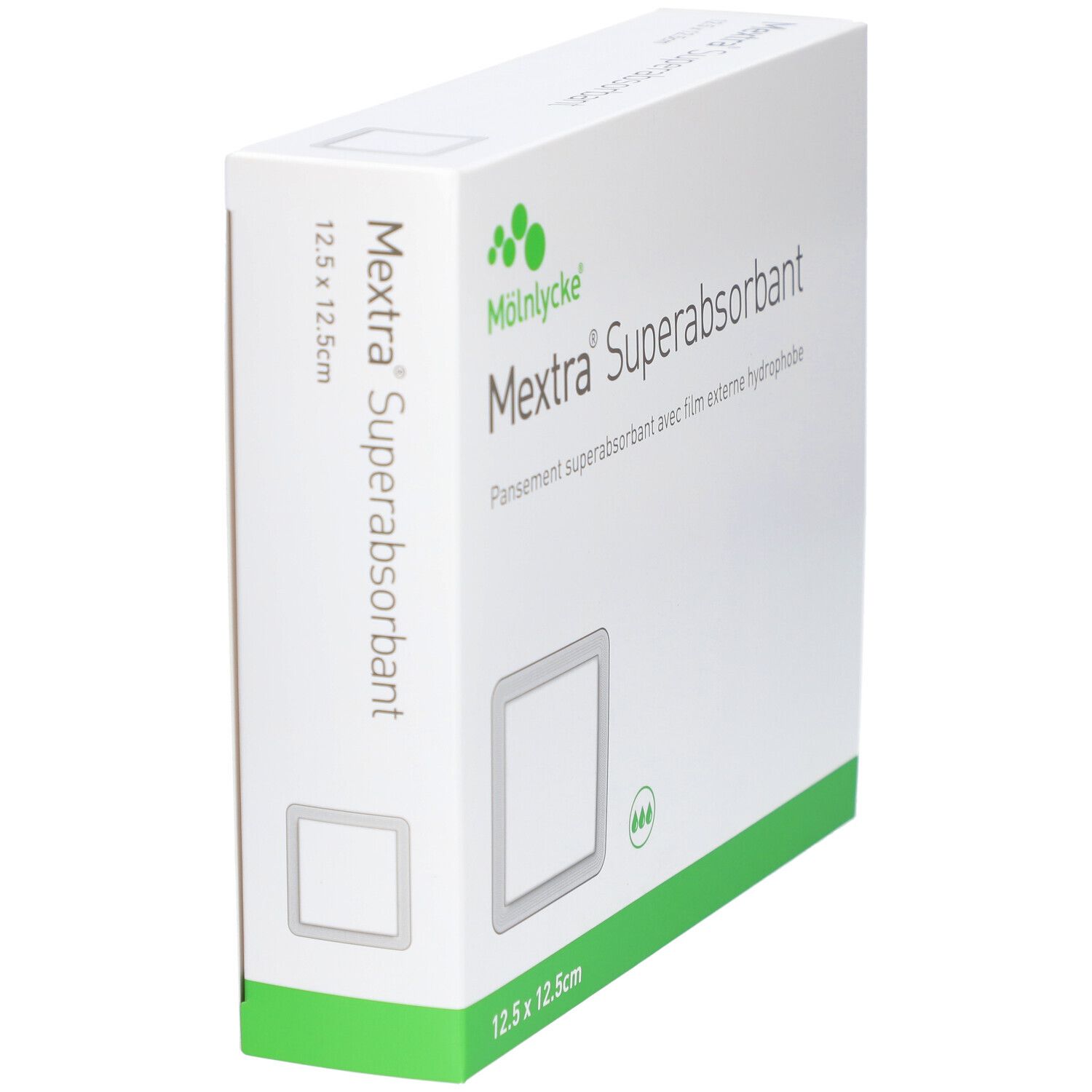 MEXTRA SUPERABSORBANT - Pansement hydrocellulaire superabsorbant, multicouche, non adhésif