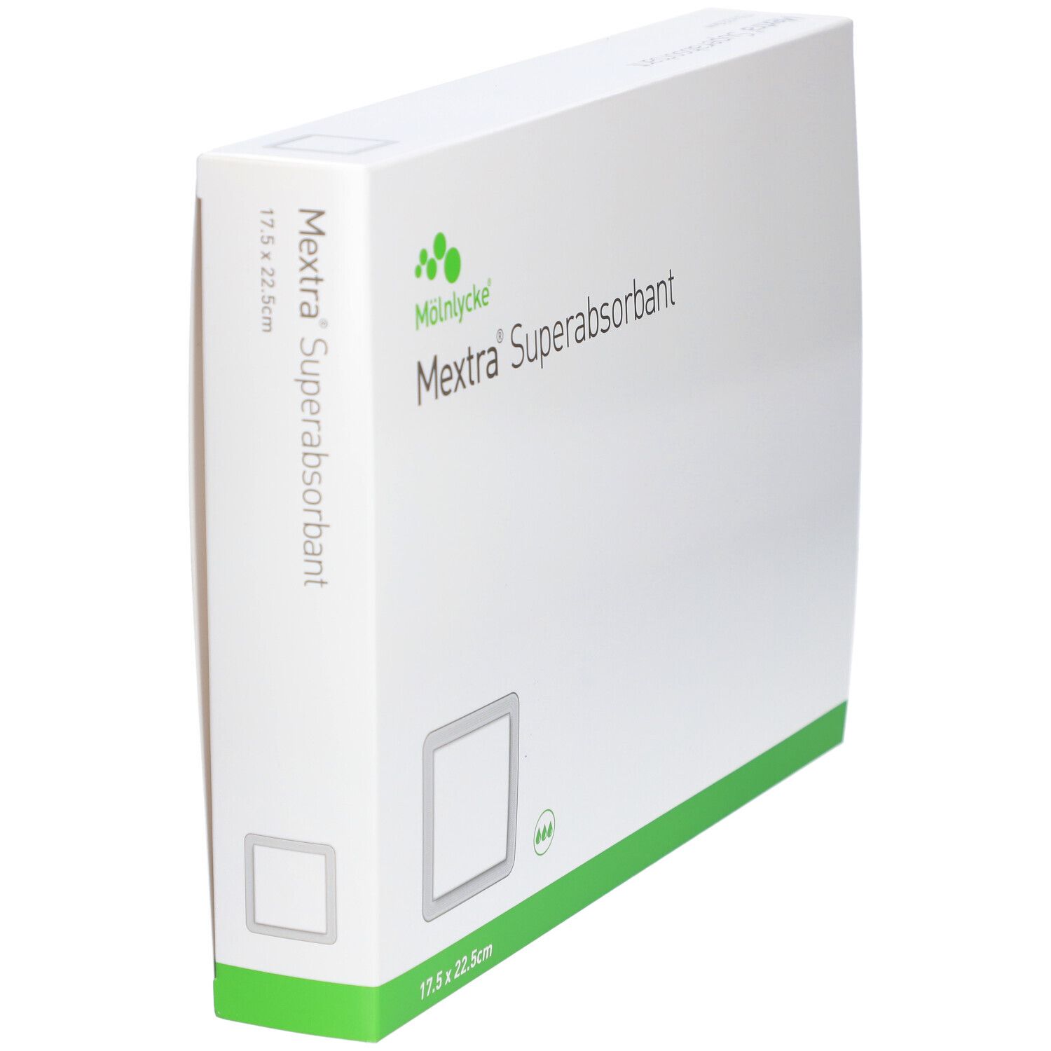 MEXTRA SUPERABSORBANT - Pansement hydrocellulaire superabsorbant, multicouche, non adhésif