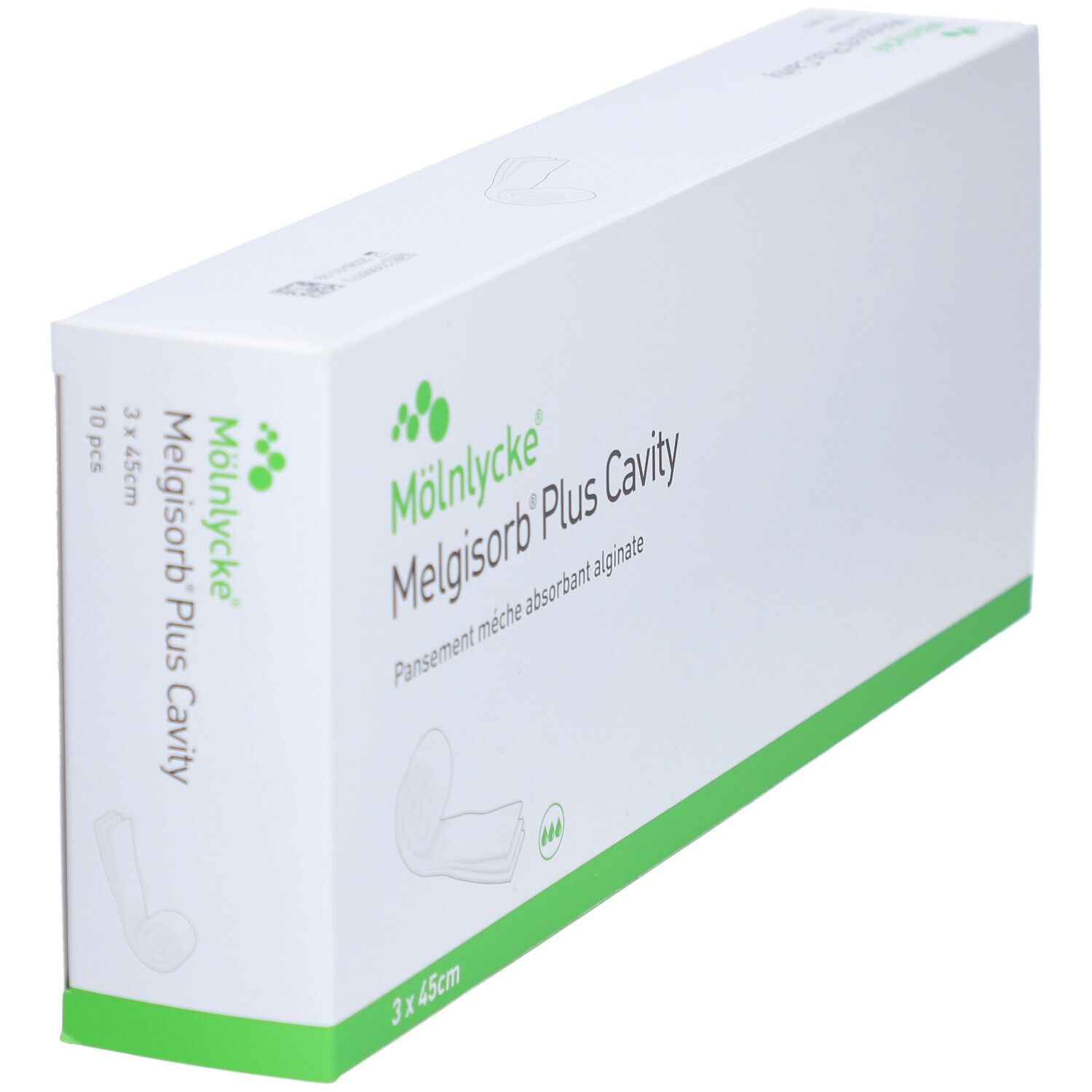 MELGISORB PLUS CAVITY - Pansement d'alginate, mèche absorbante, hémostatique, stérile. (re