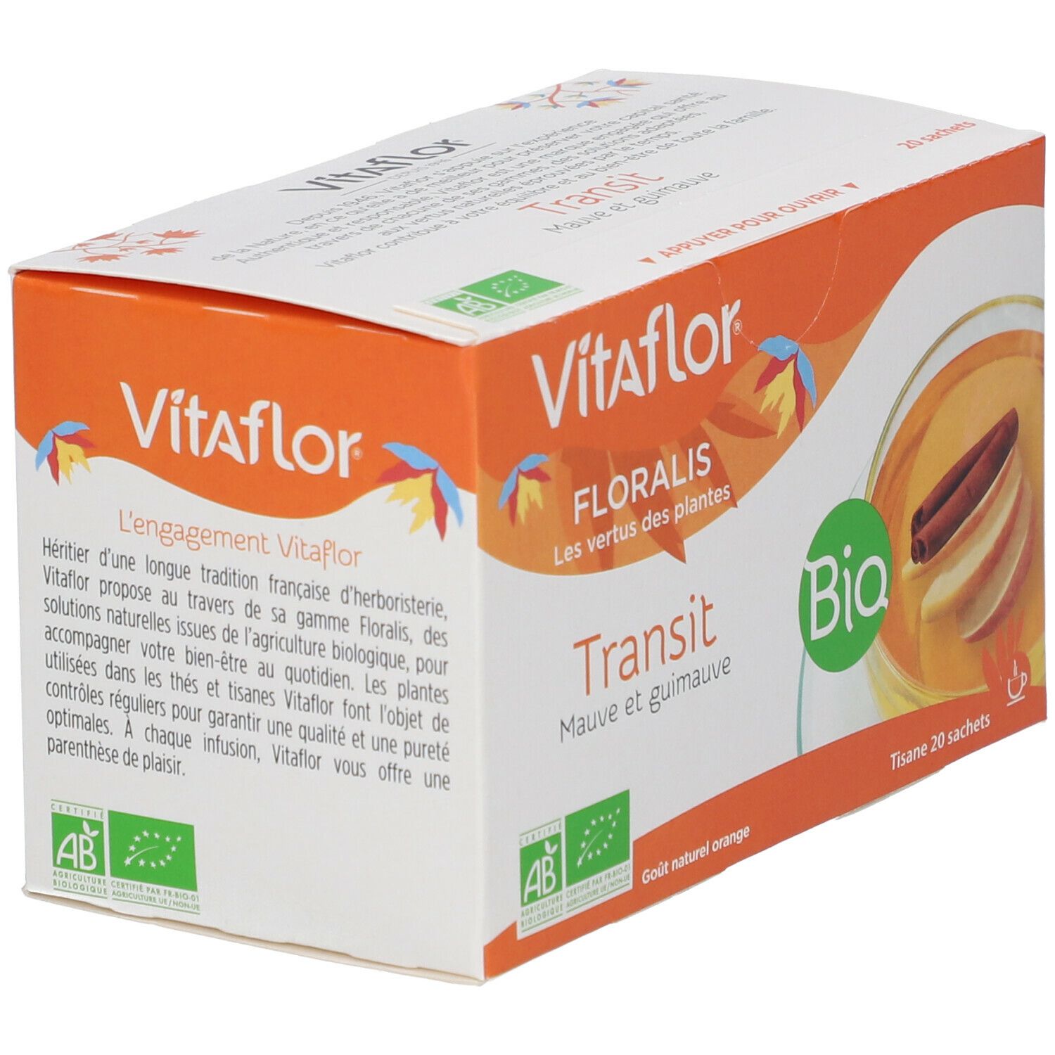 Vitaflor BIO Tisane Transit -  vente en ligne FRANCE