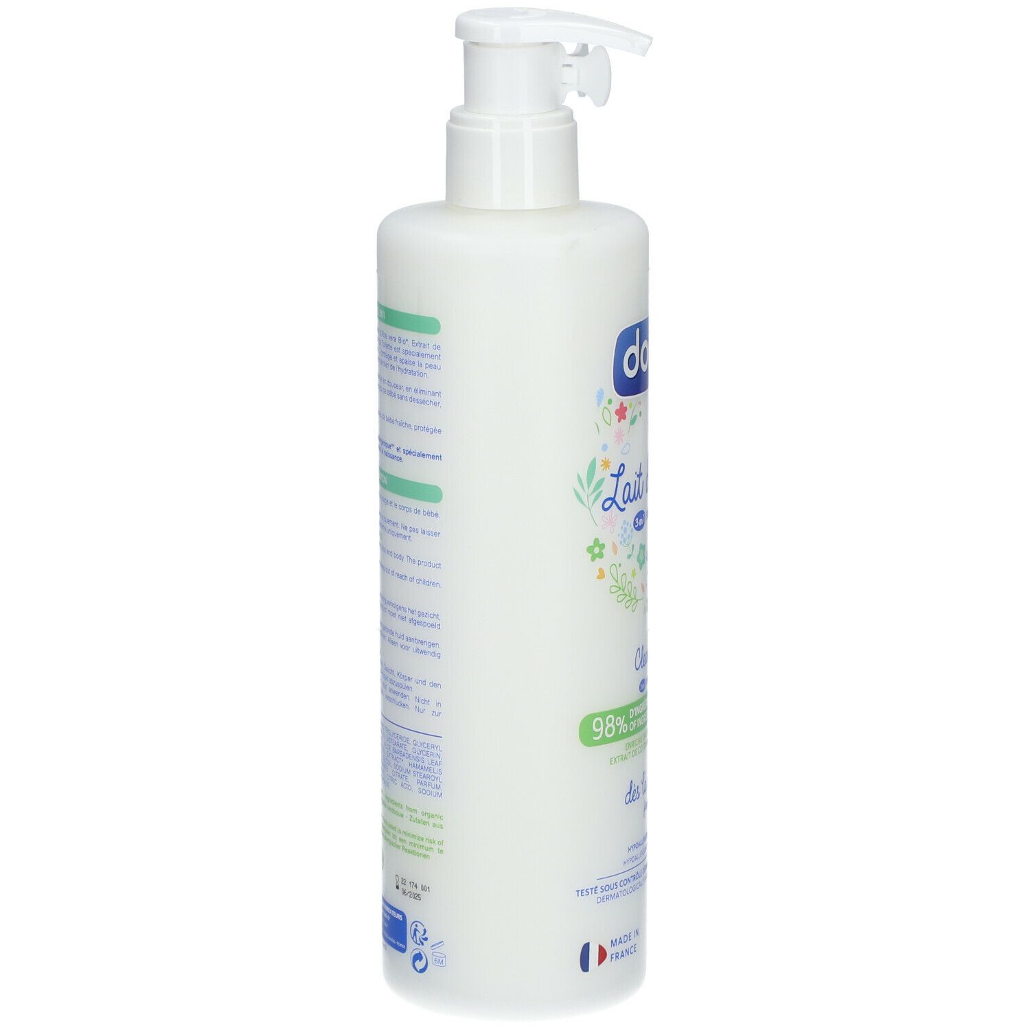 dodie® Lait de toilette 3 en 1