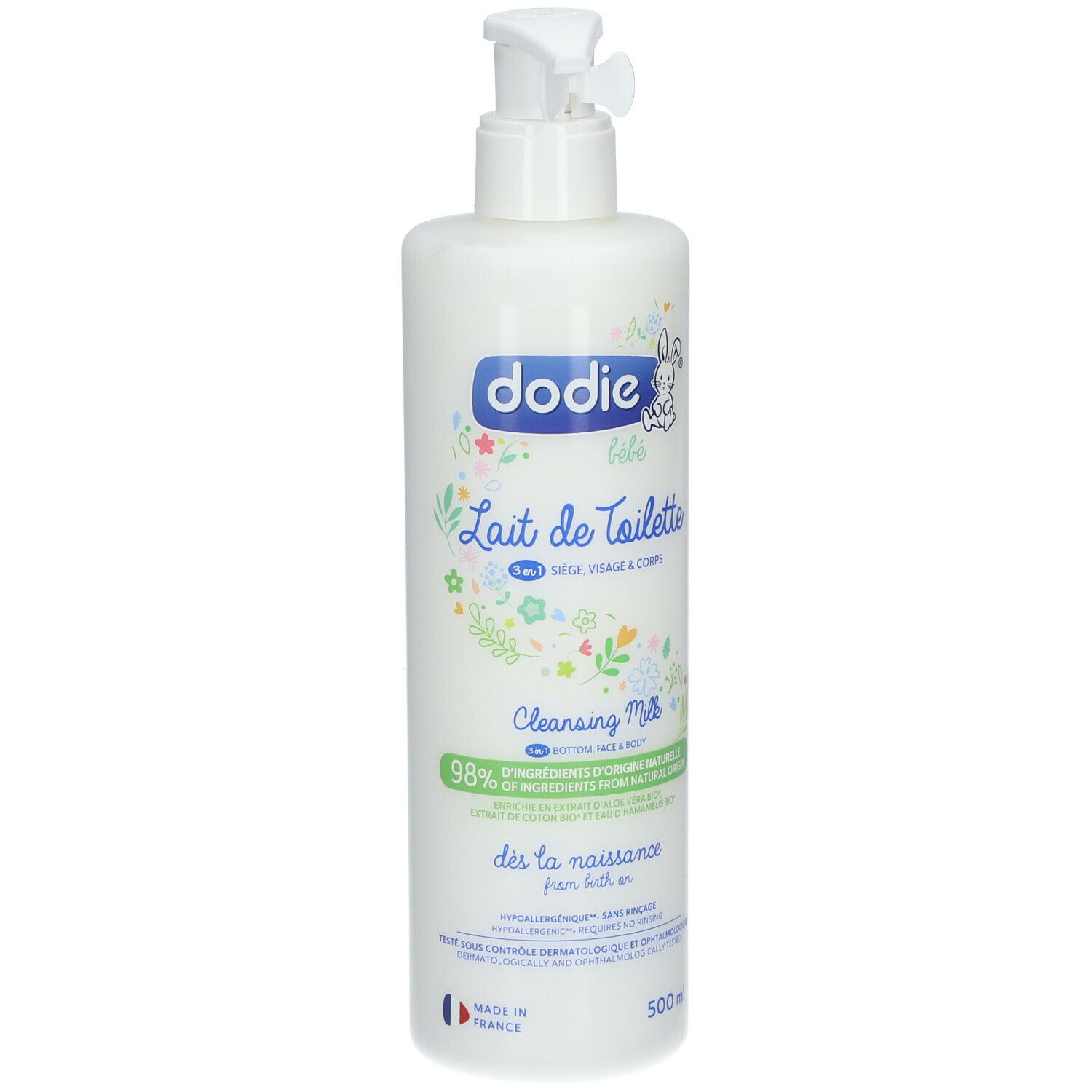 dodie® Lait de toilette 3 en 1