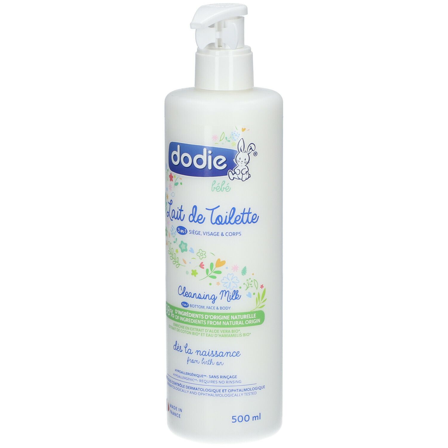 dodie® Lait de toilette 3 en 1